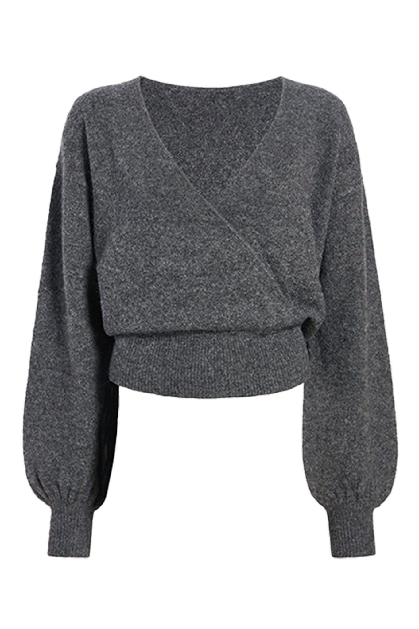 Cozy Knit Wrap Sweater