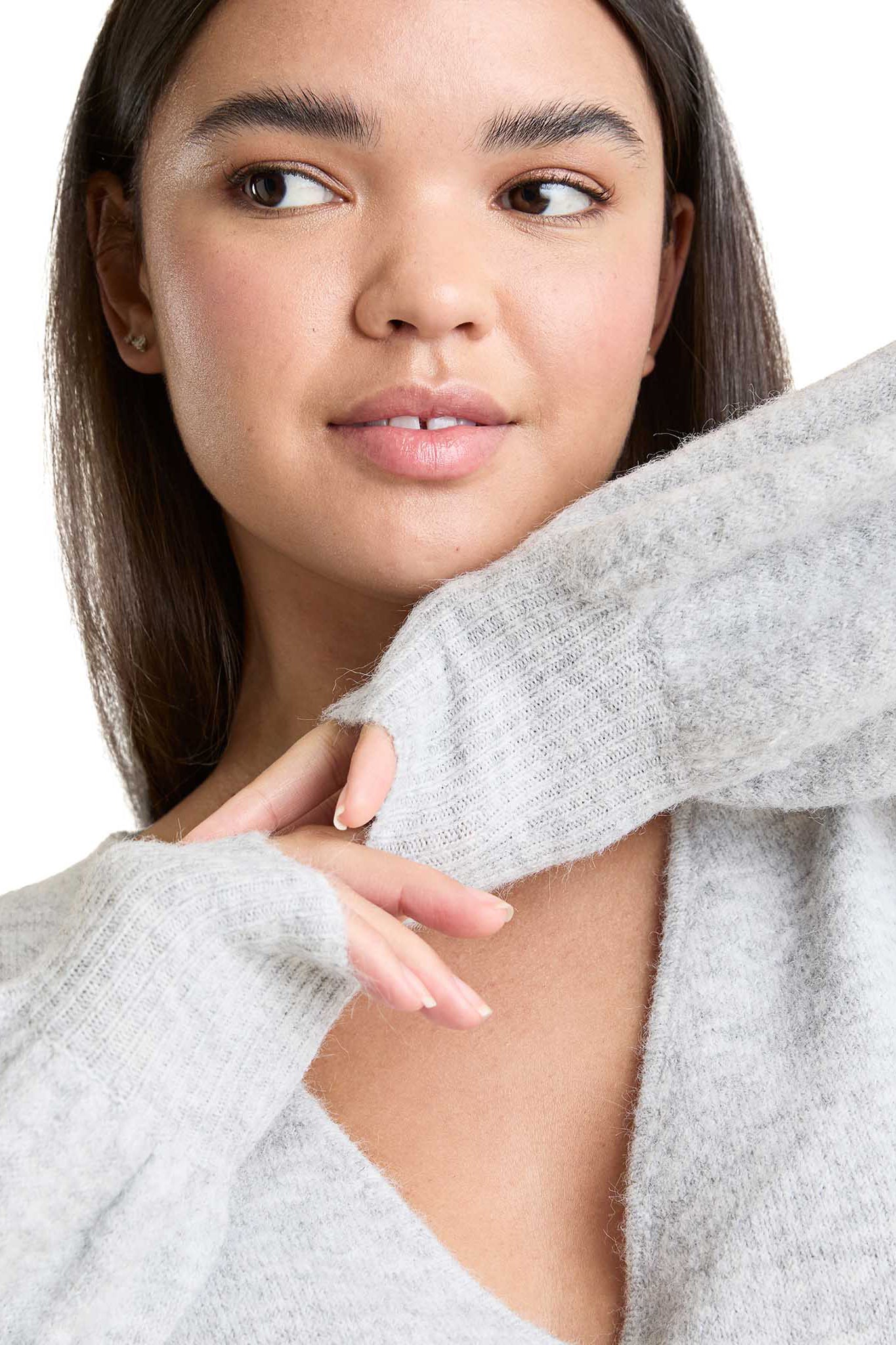 Cozy Knit Wrap Sweater