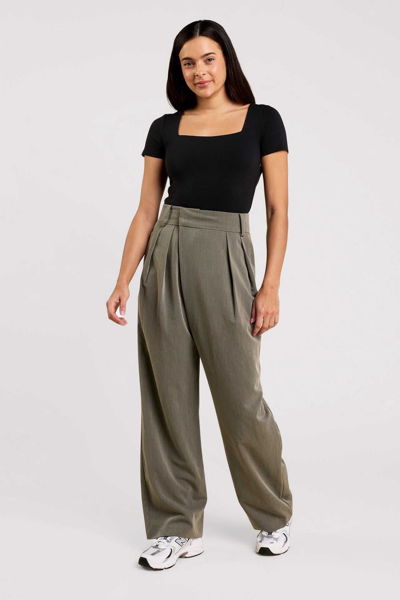 Cotton Stretch Short Sleeve Square Neck Bodysuit