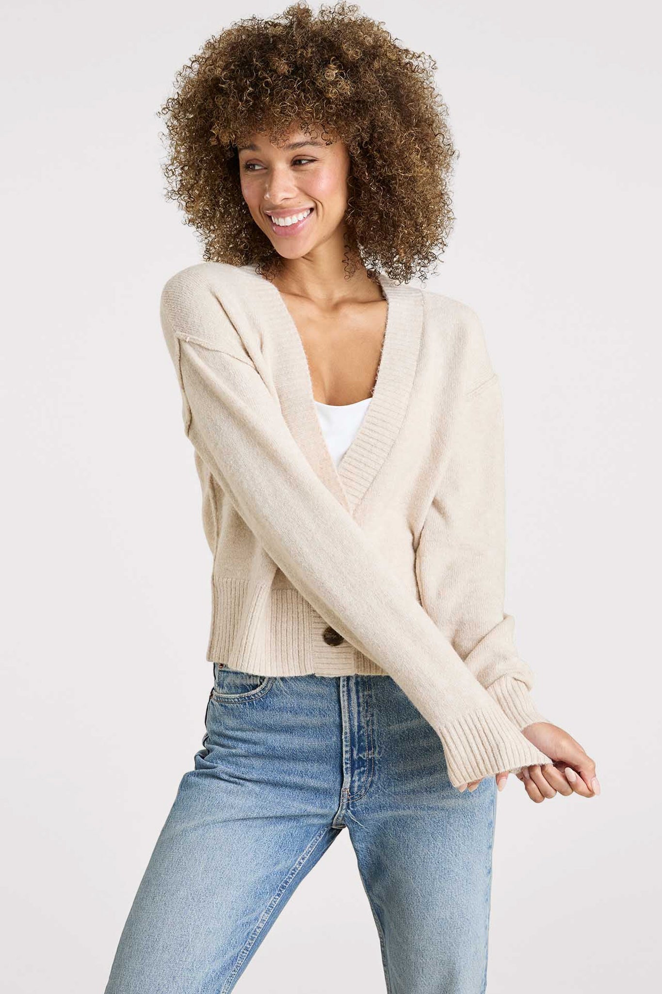 Cozy Knit Cardigan | Women's Lightweight Cardigan Sweater by nuuds