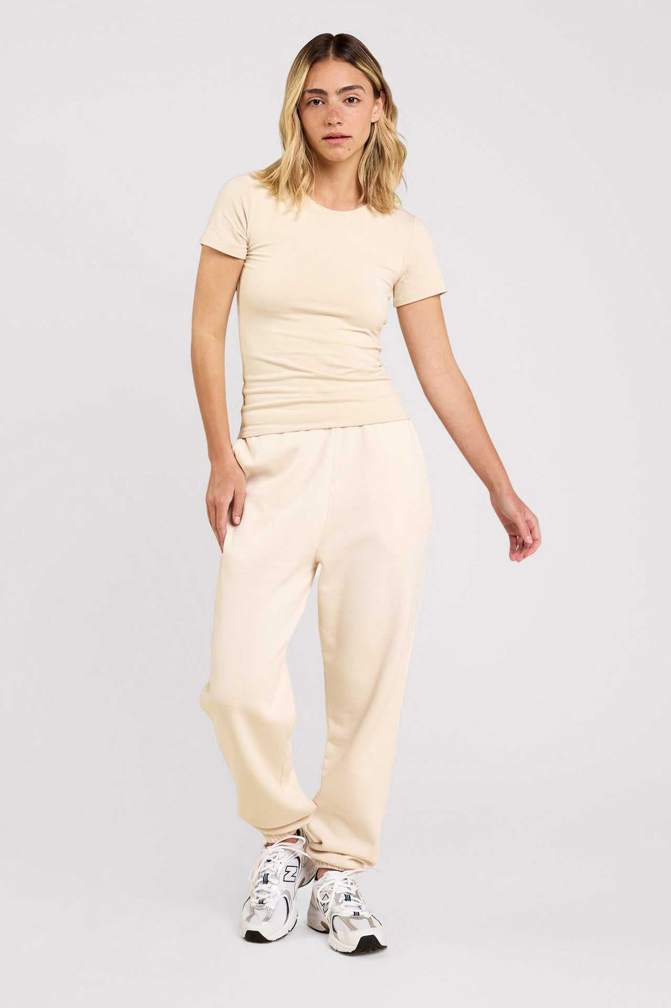 Cotton Stretch Classic Crewneck Tee