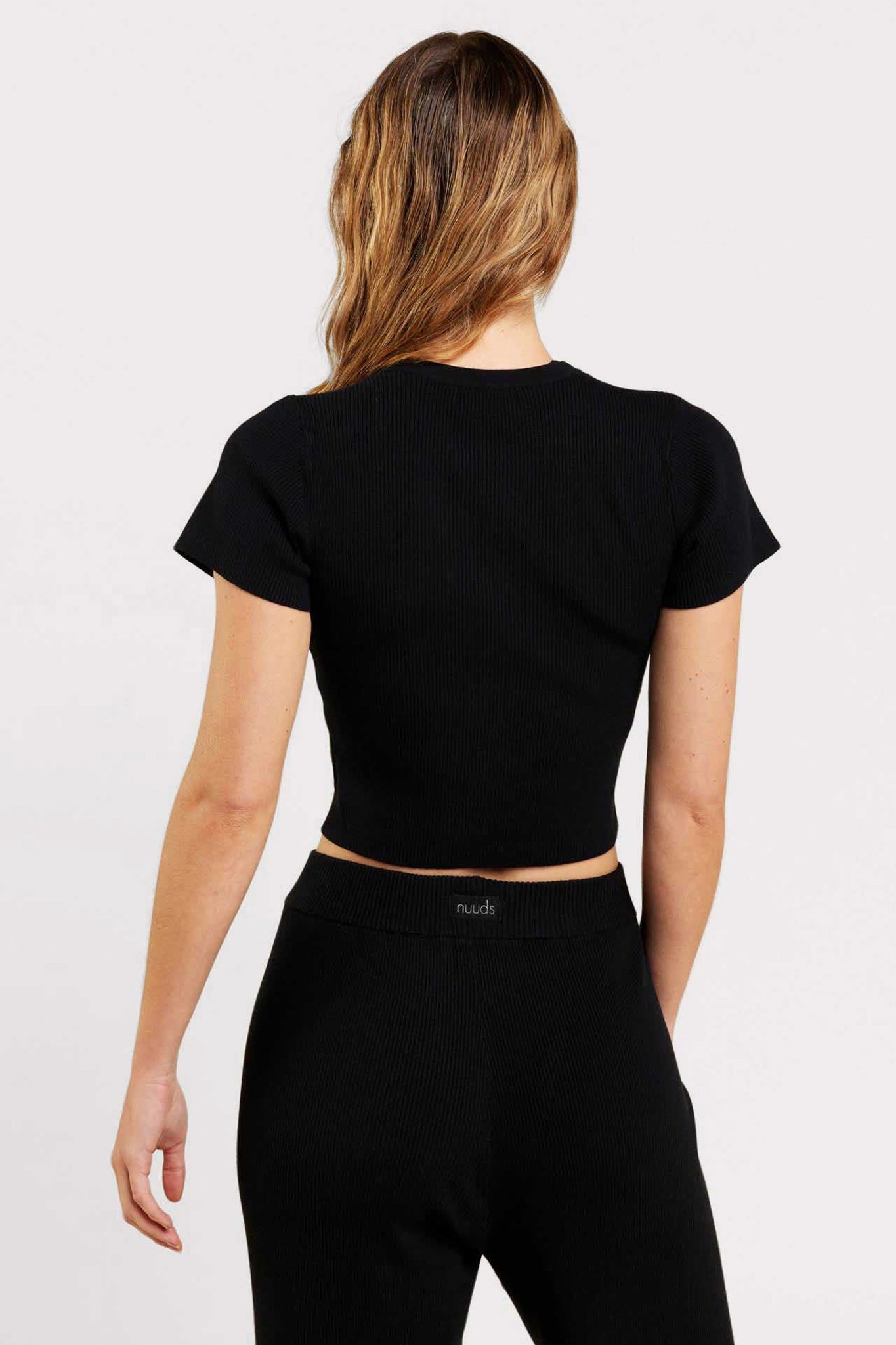 Ribbed Sweater Baby Tee