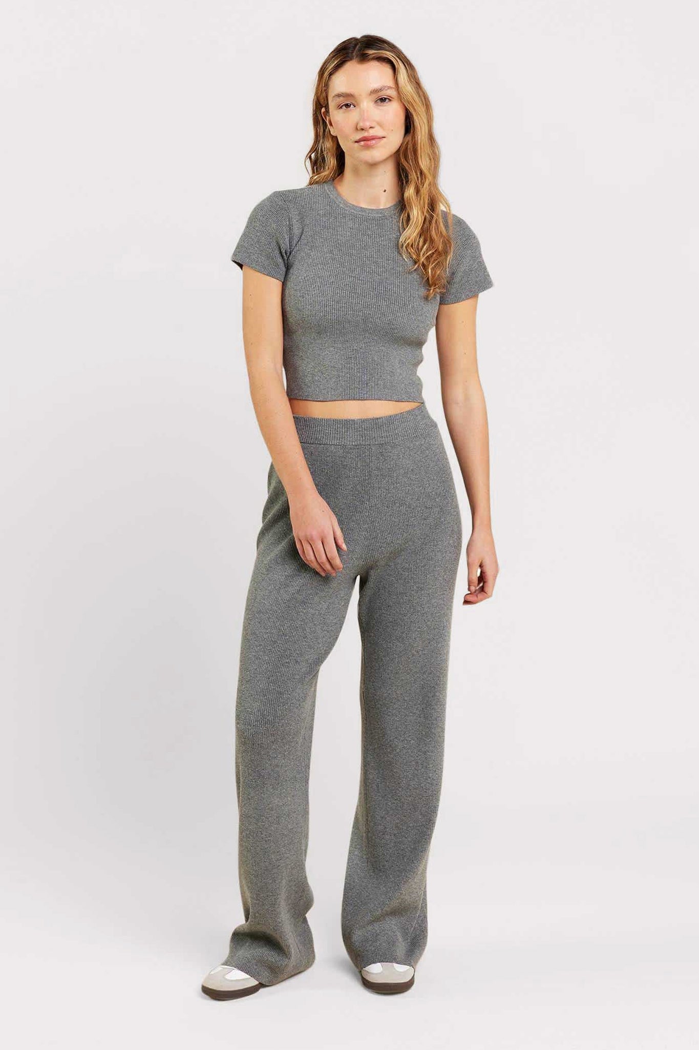 Ribbed Sweater Baby Tee