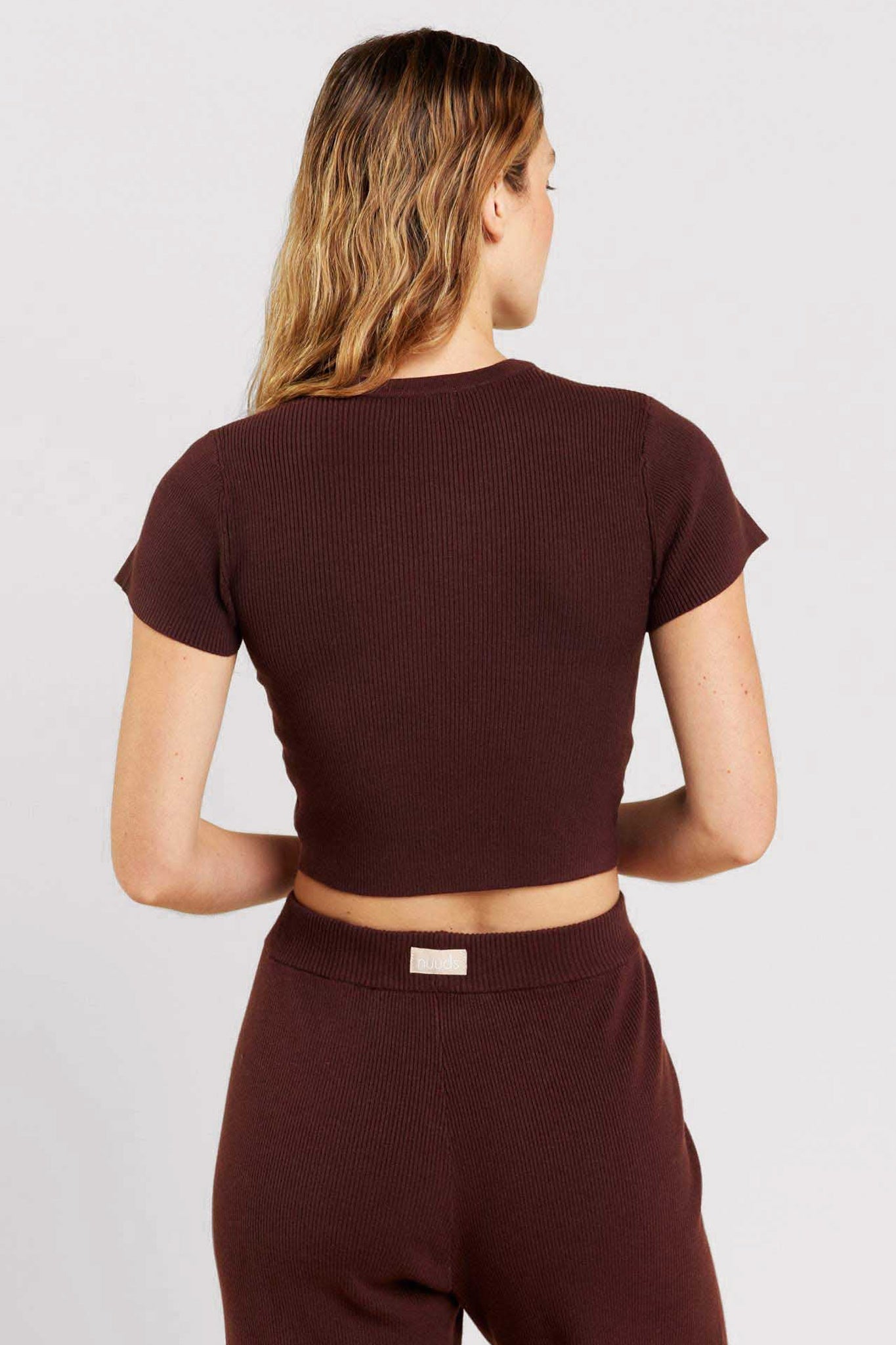 Ribbed Sweater Baby Tee