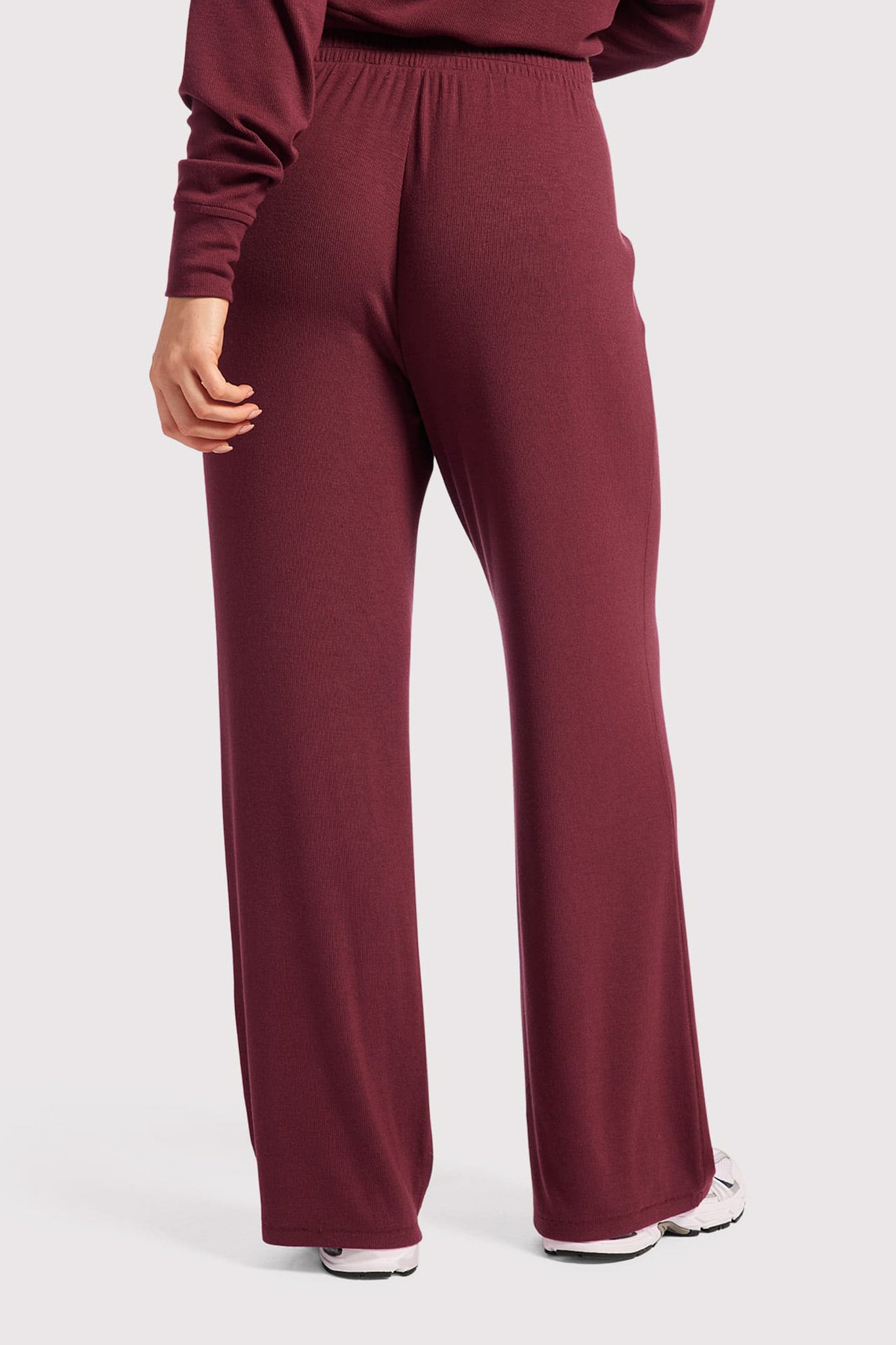 Slinky Rib Wide Leg Pant