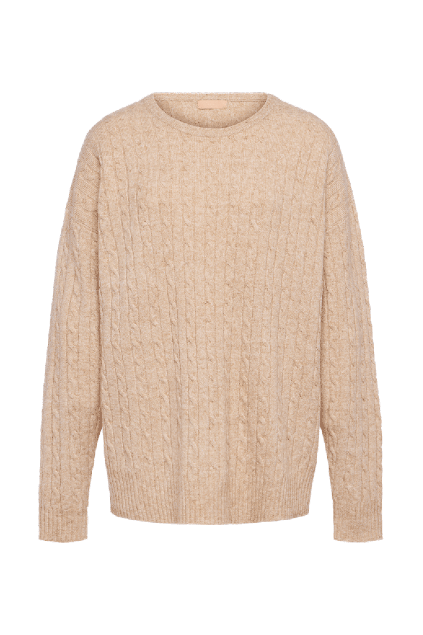 Cozy Knit Cable Crewneck Sweater