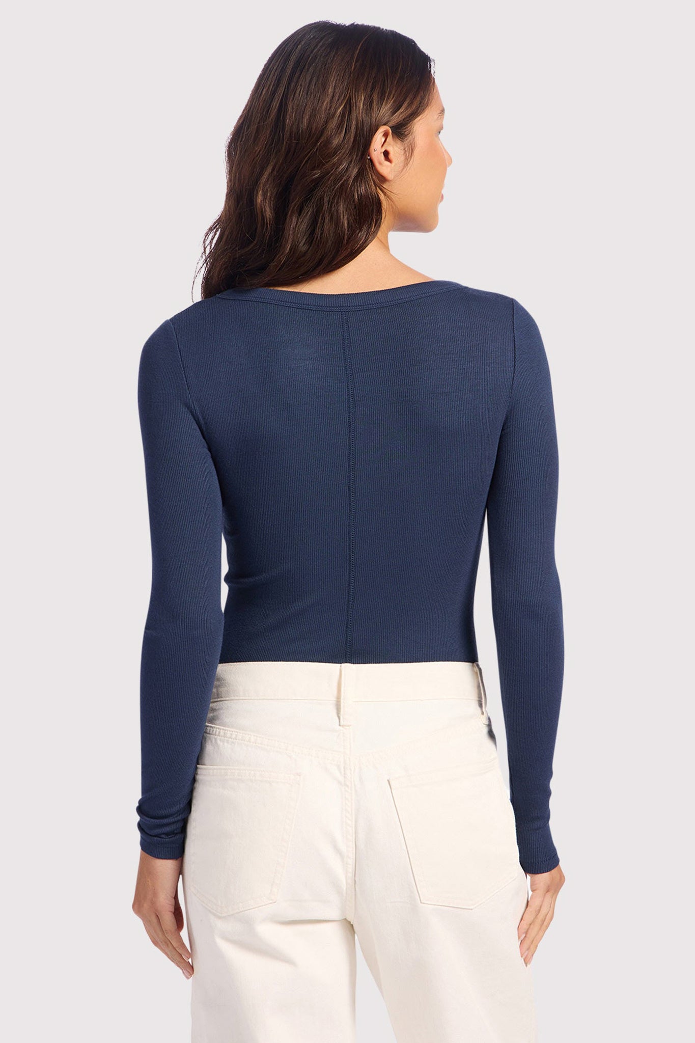 Slinky Rib Long Sleeve Bodysuit