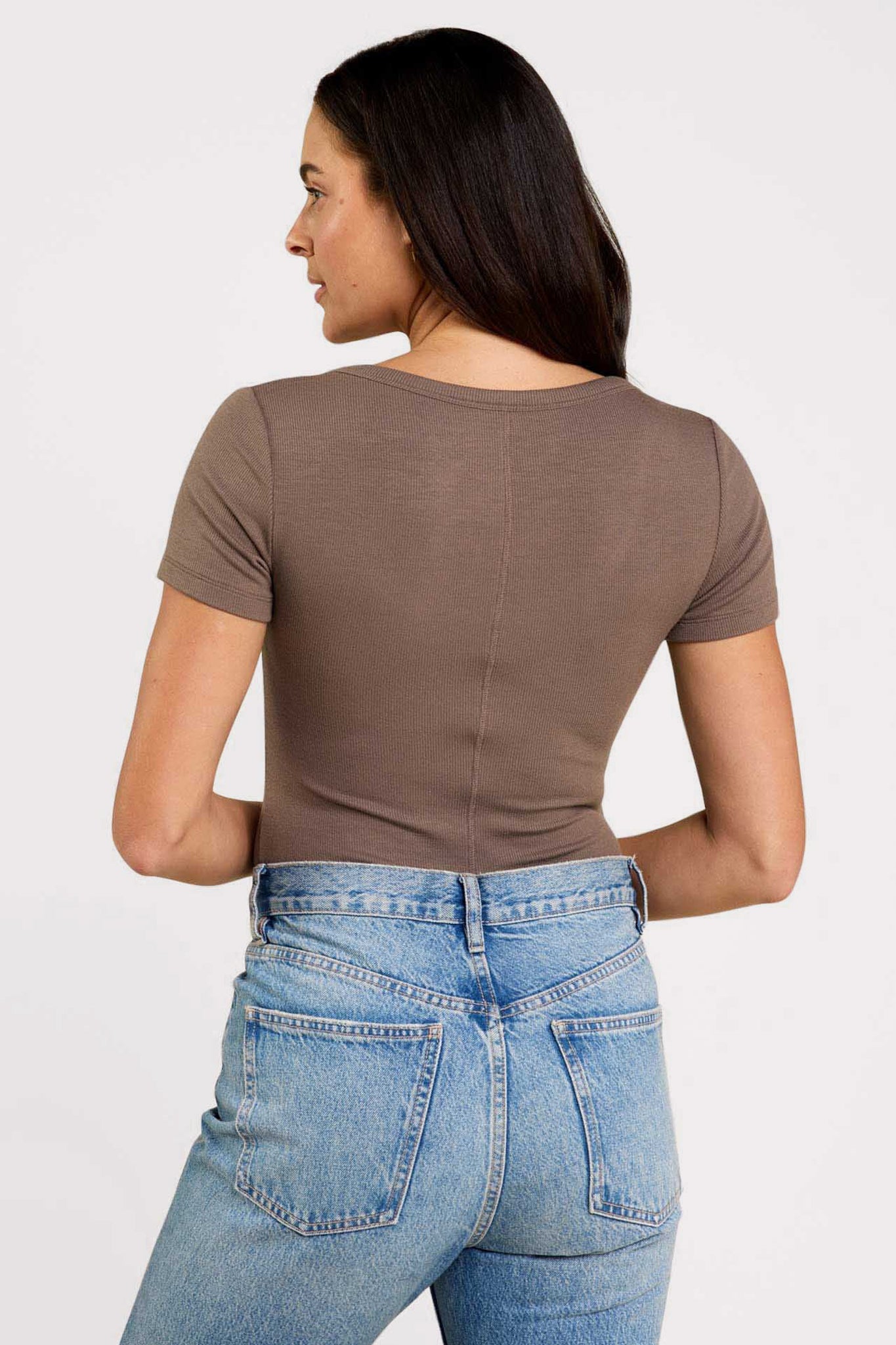 Slinky Rib Short Sleeve Bodysuit