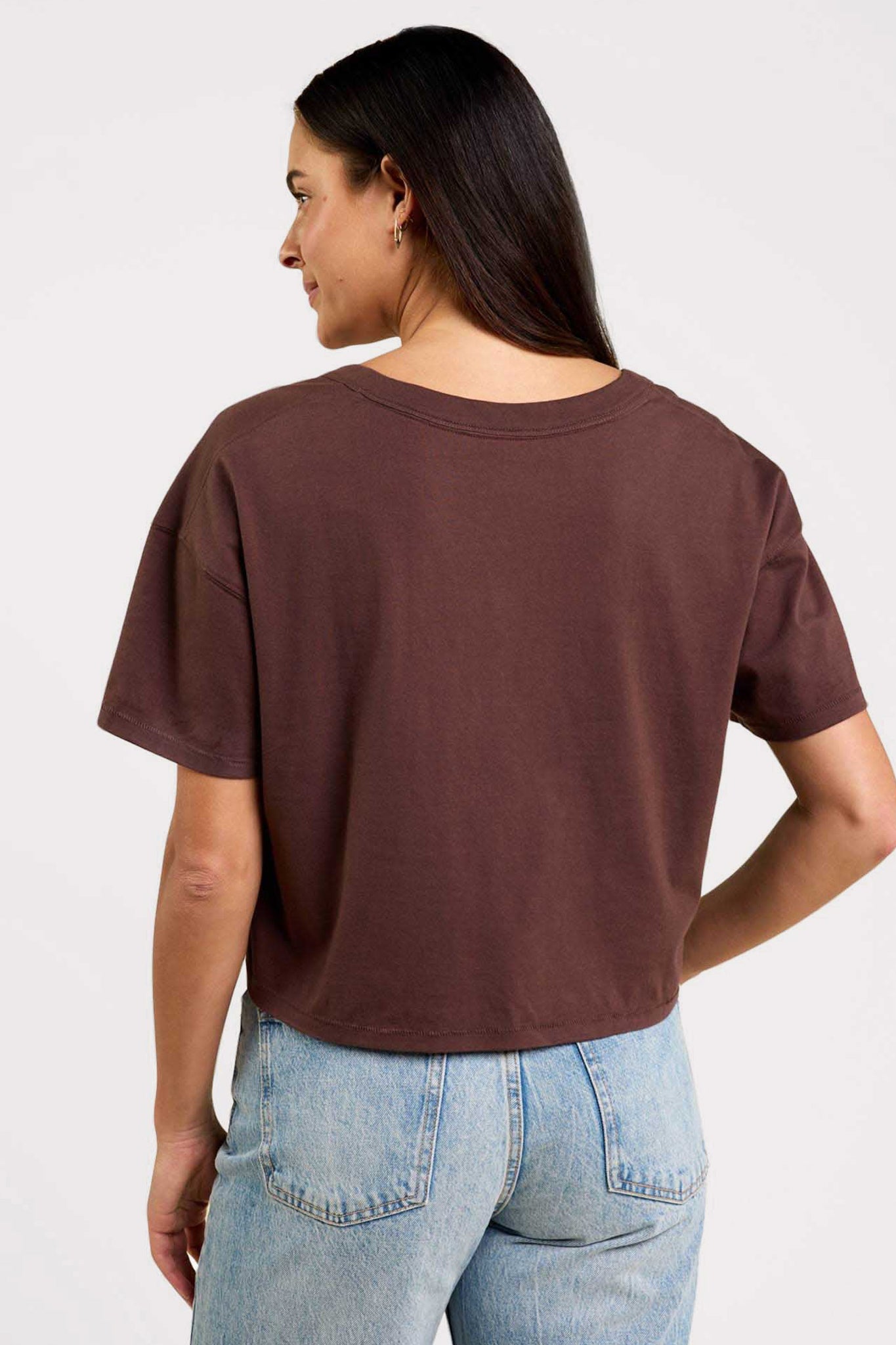 Boxy V-Neck Tee