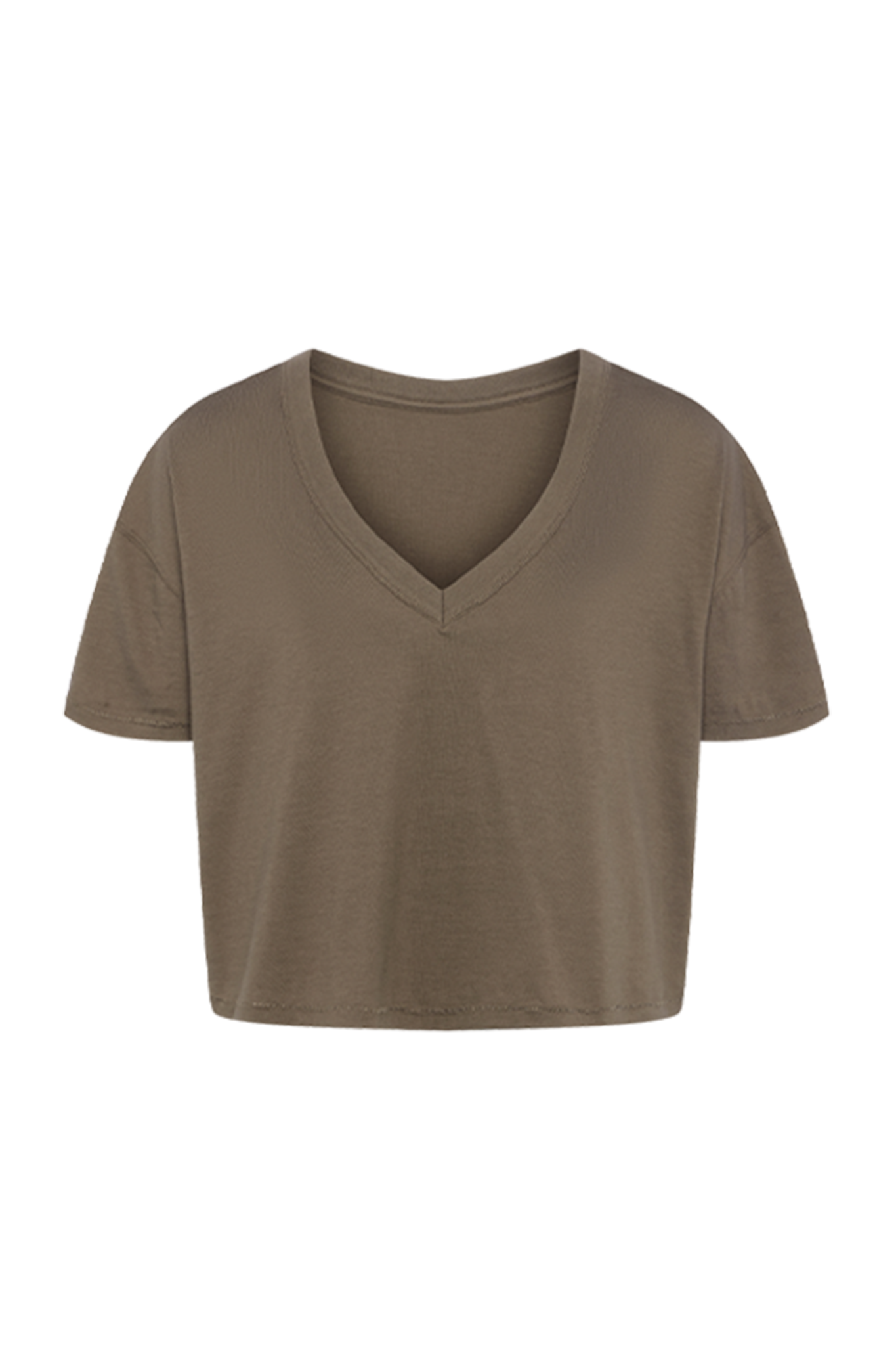 Boxy V-Neck Tee