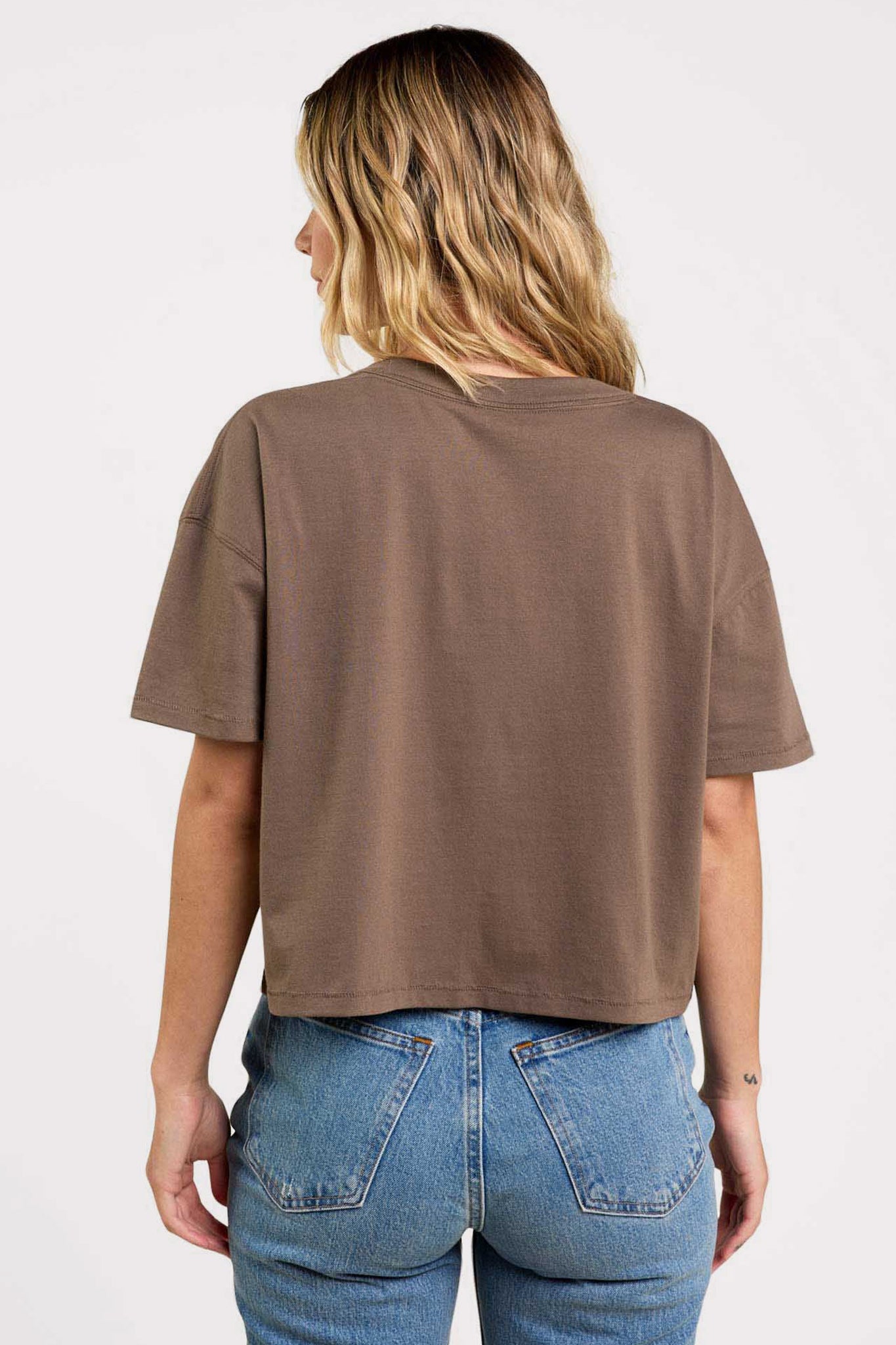 Boxy V-Neck Tee