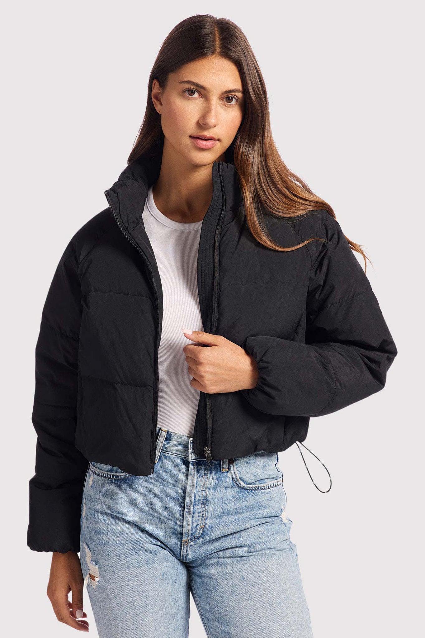 [新品]  peak フード付きジャケット レディース 黒 Peak Puffer Jacket | Women's Puffer Jacket & Insulated Winter