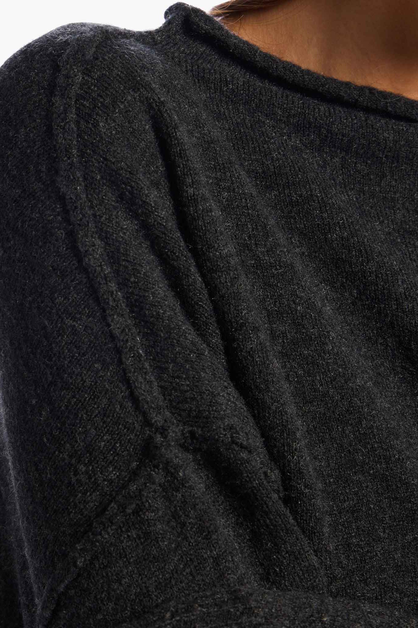 Cozy Knit Mock Neck Sweater