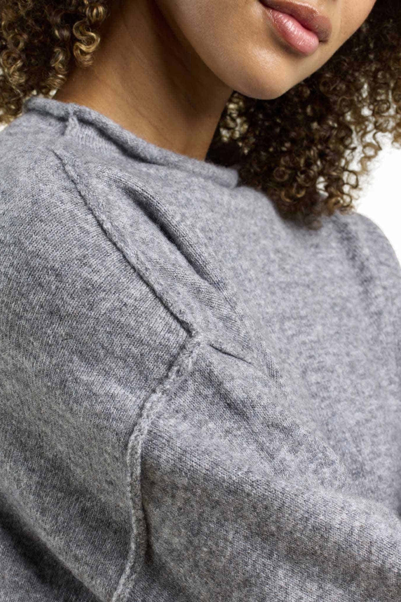 Cozy Knit Mock Neck Sweater