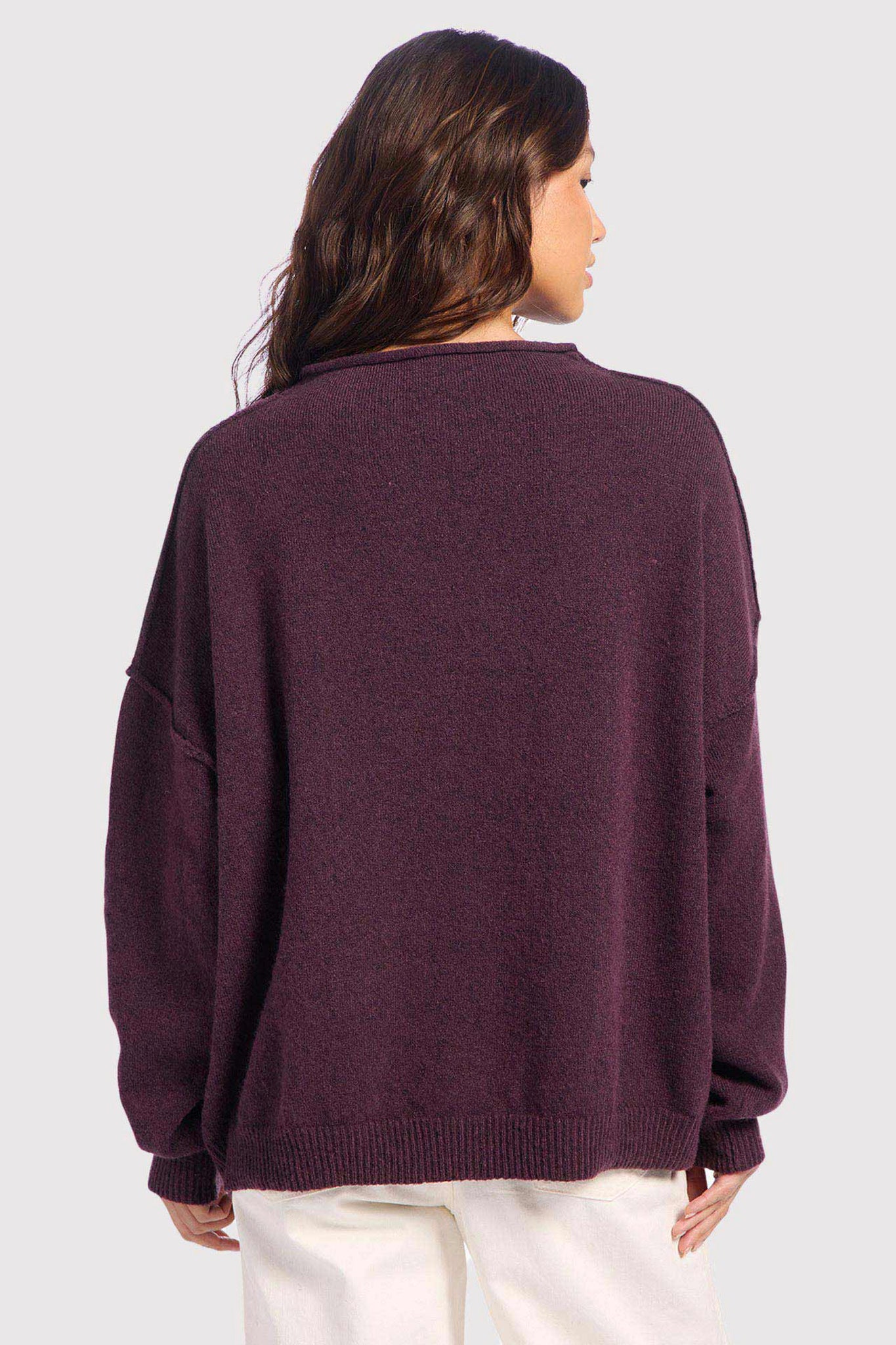 Cozy Knit Mock Neck Sweater