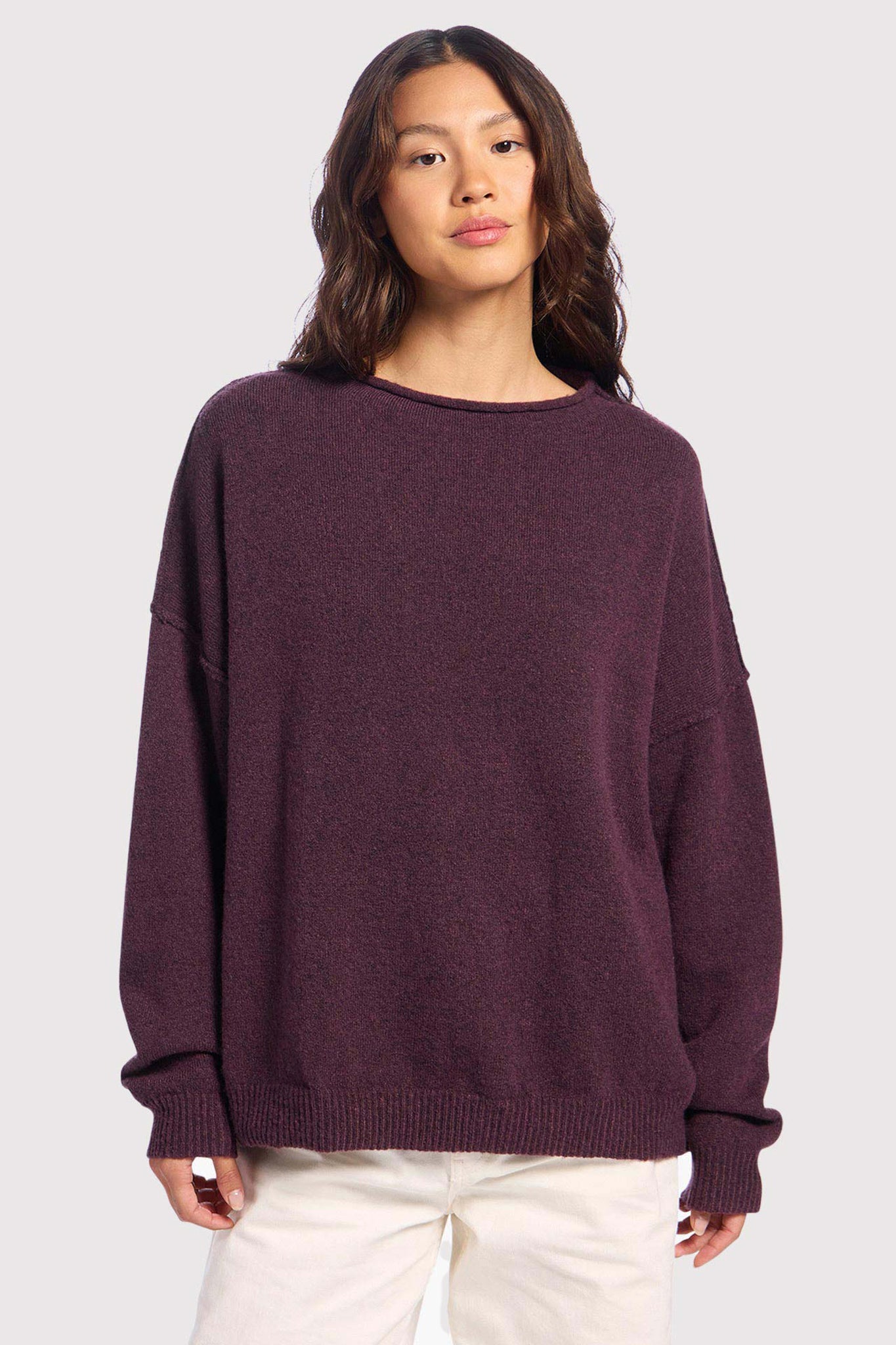 Cozy Knit Mock Neck Sweater