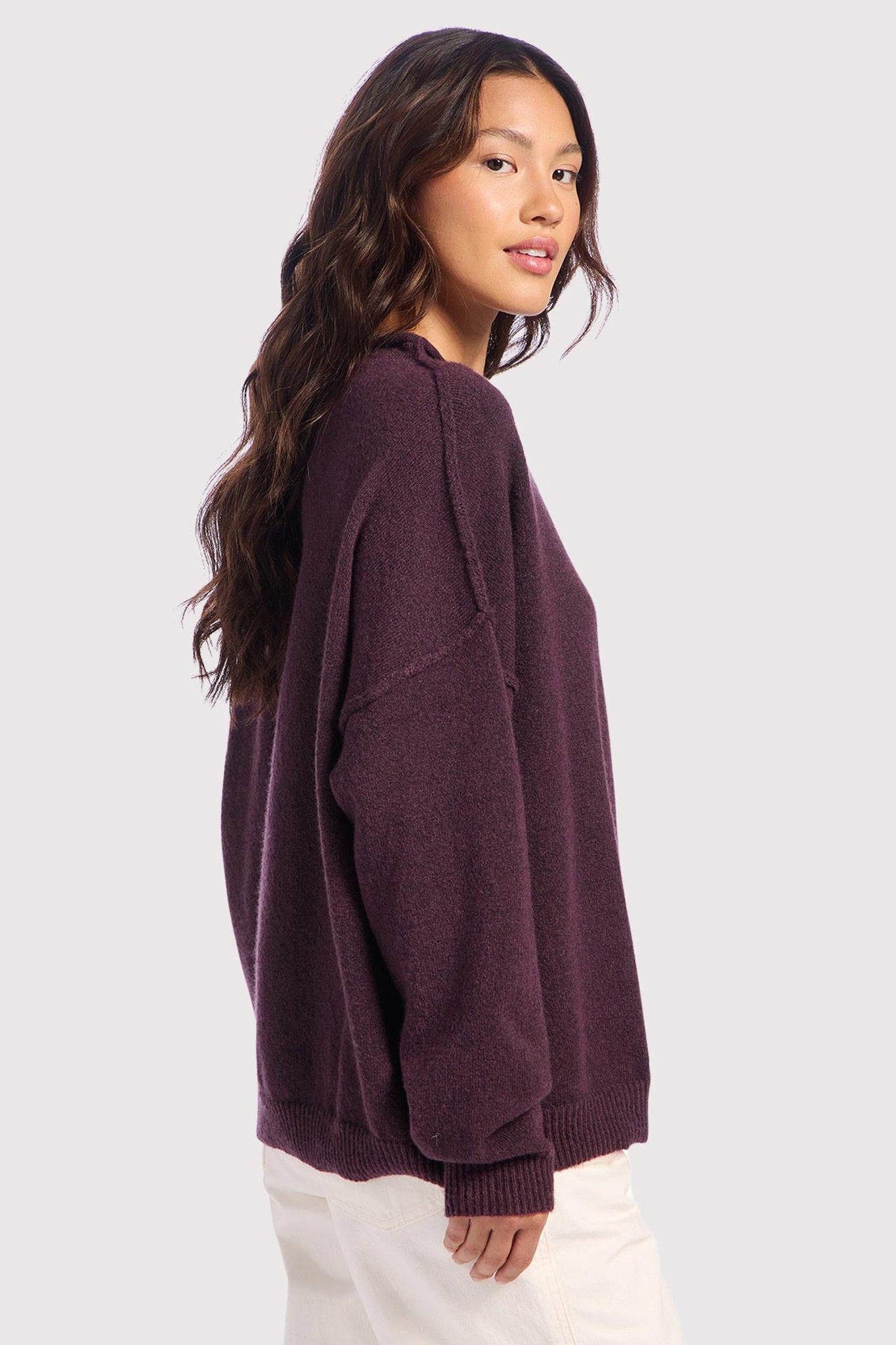Cozy Knit Mock Neck Sweater