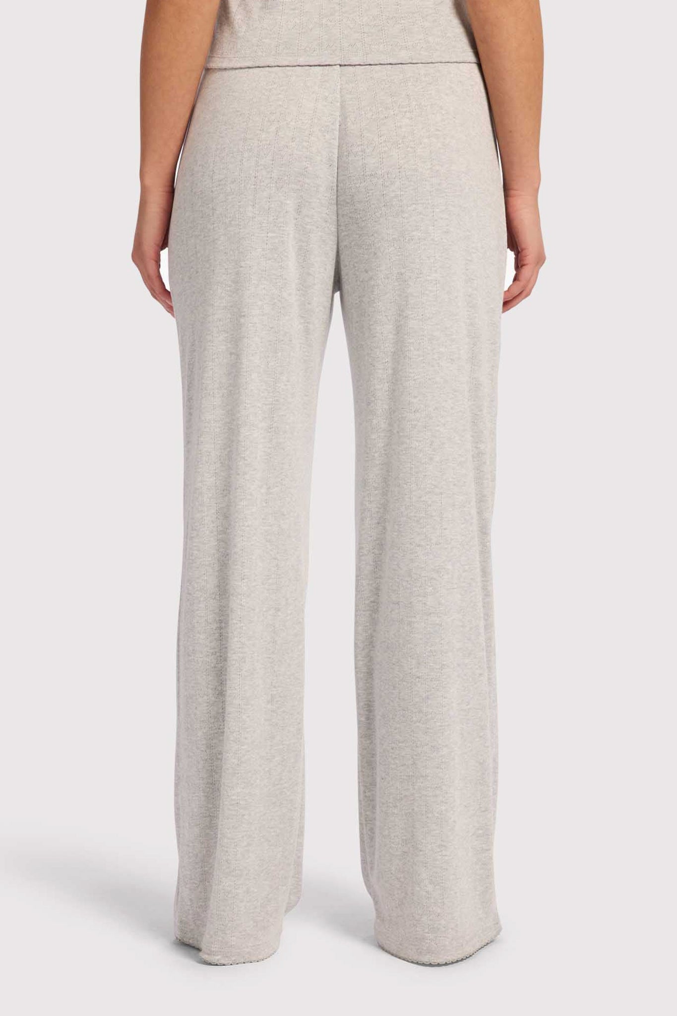 Heart Pointelle Wide Leg Pant