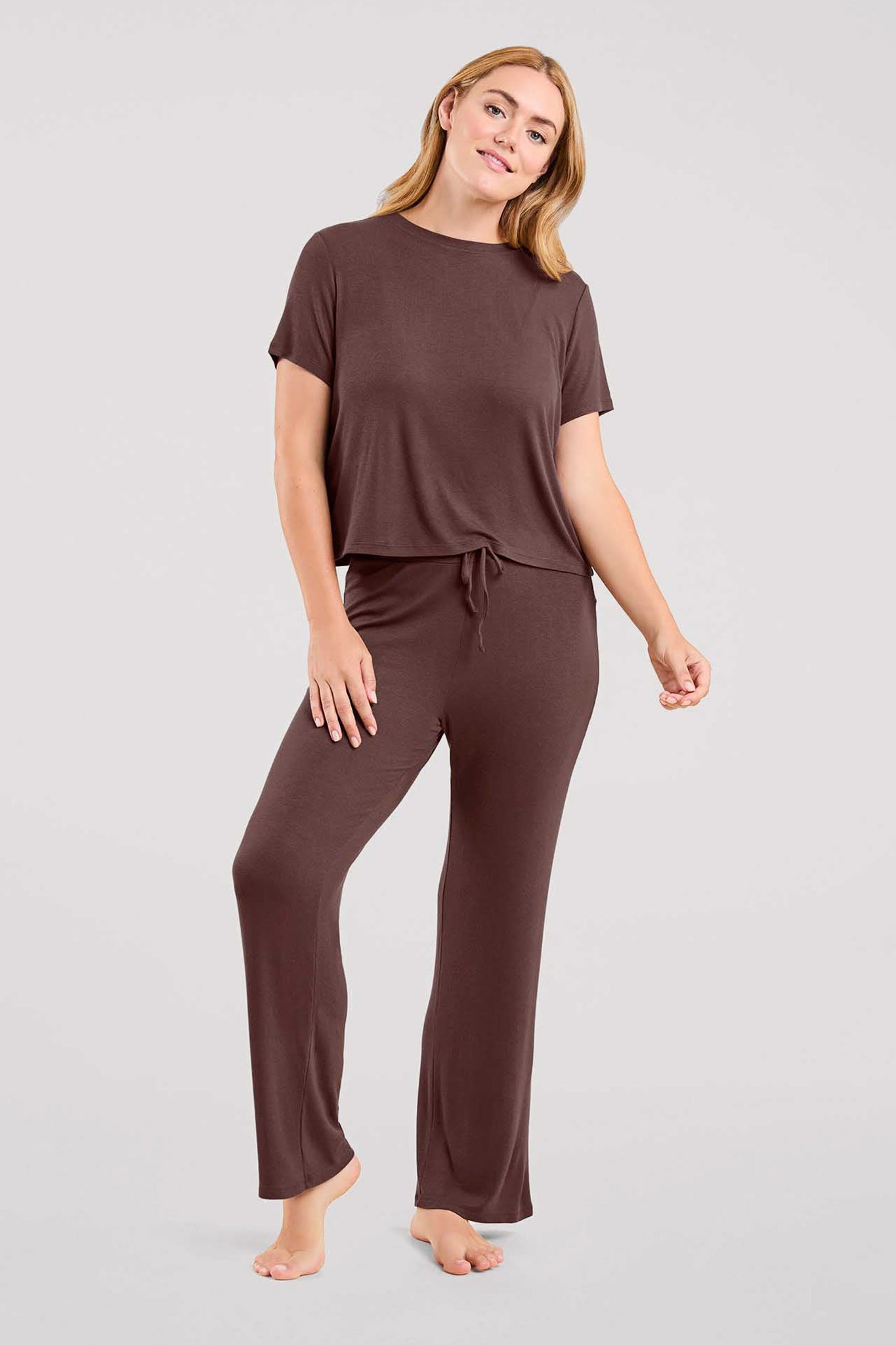 Ribbed Pajama Set