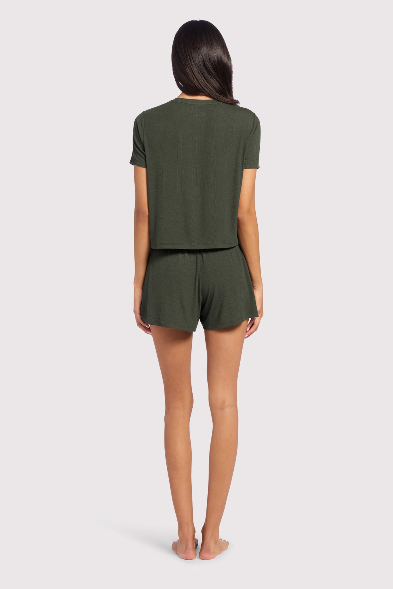 Ribbed Pajama Short Set