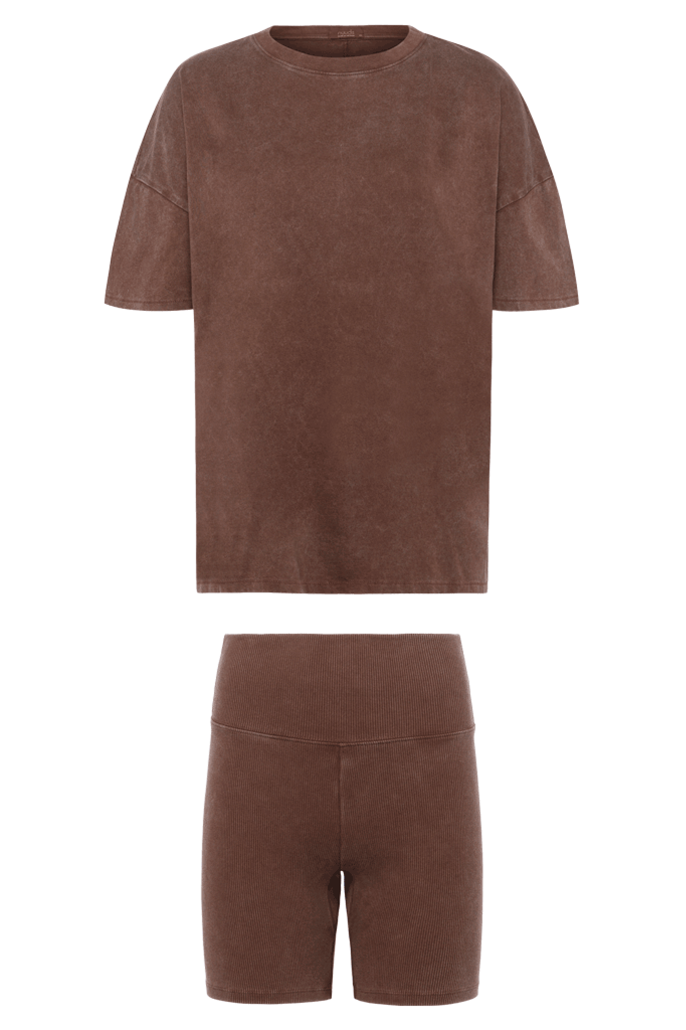 Ribbed Biker Short Set