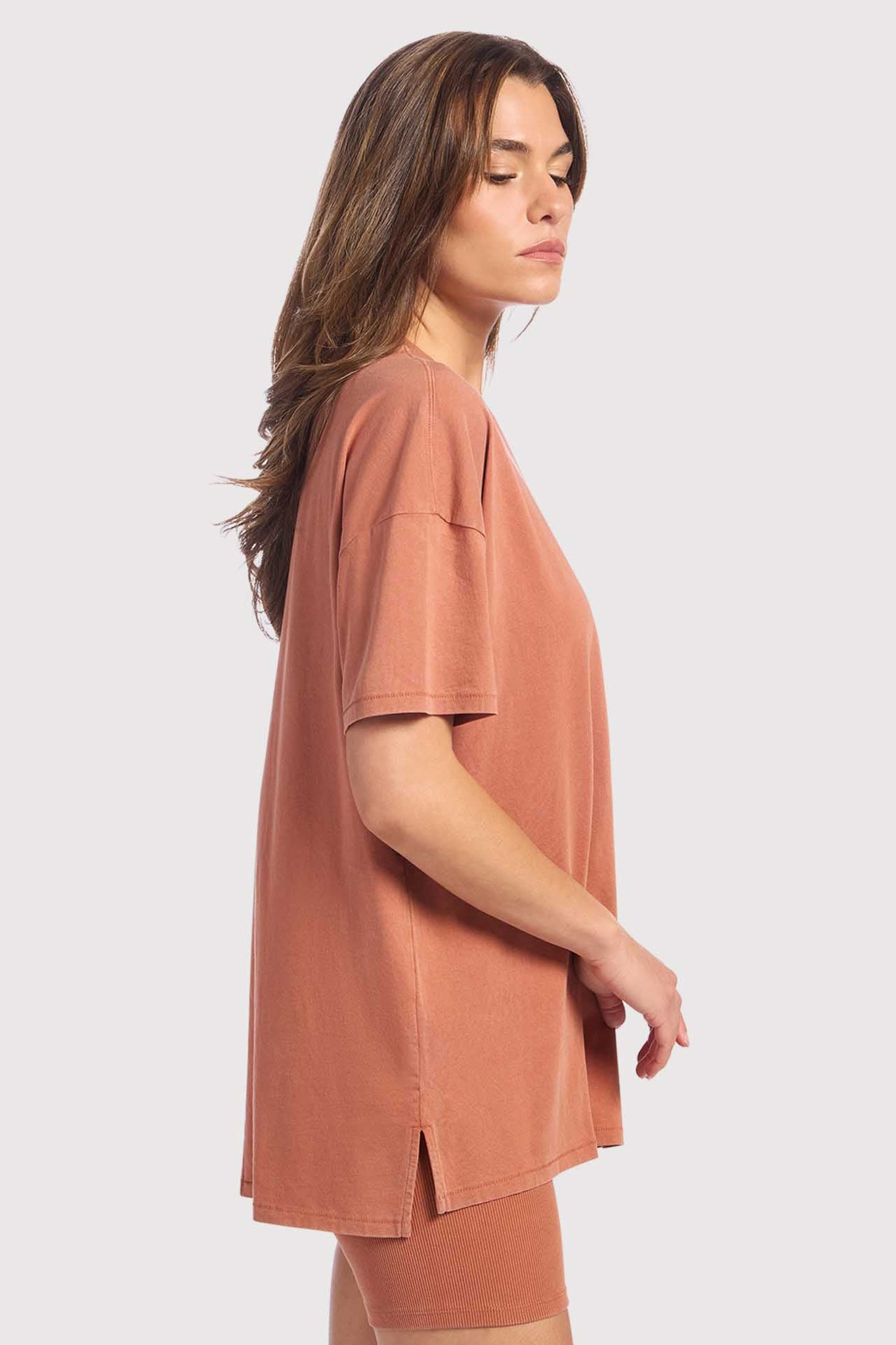 Ribbed Biker Short Set