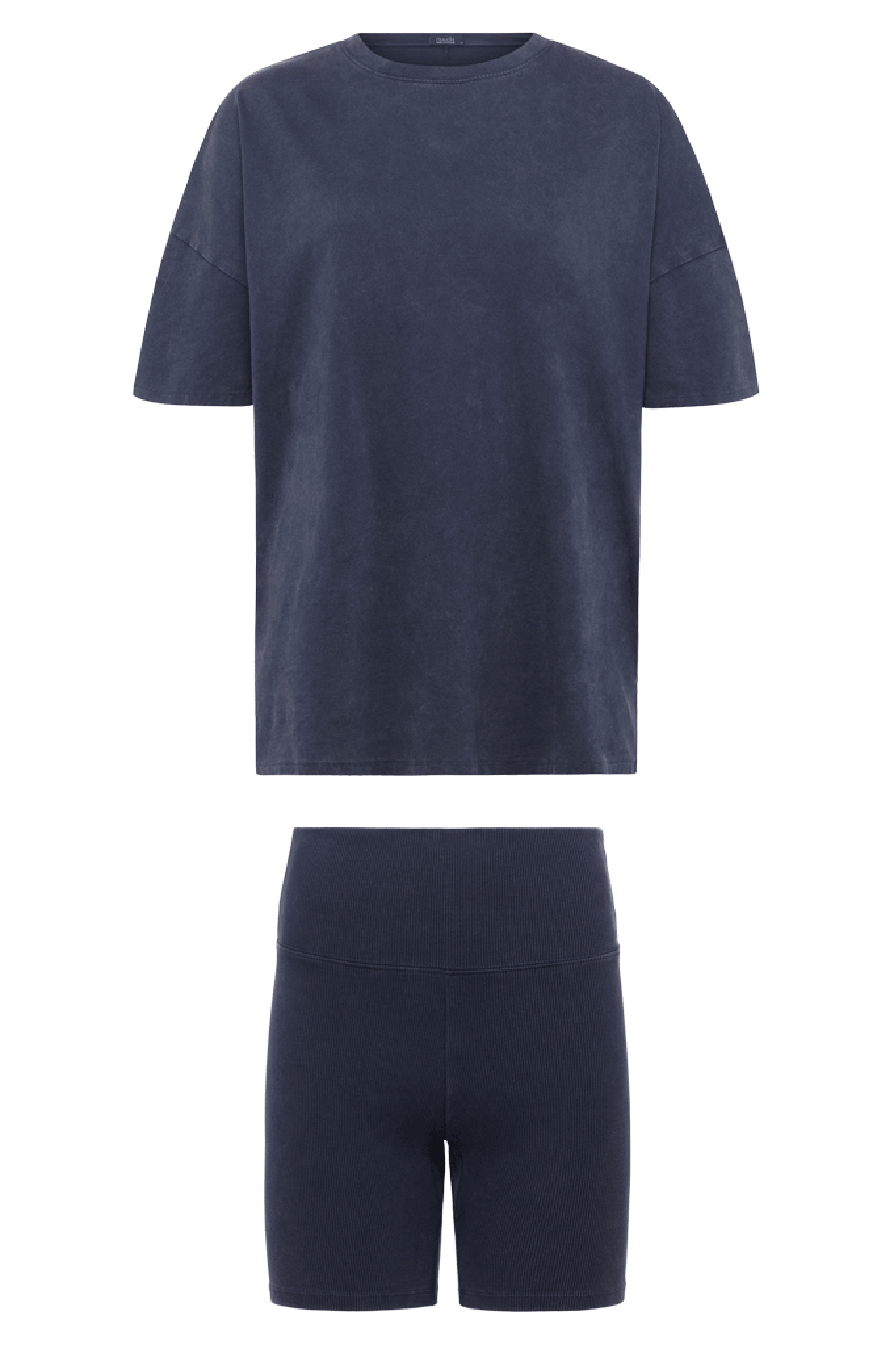 Ribbed Biker Short Set