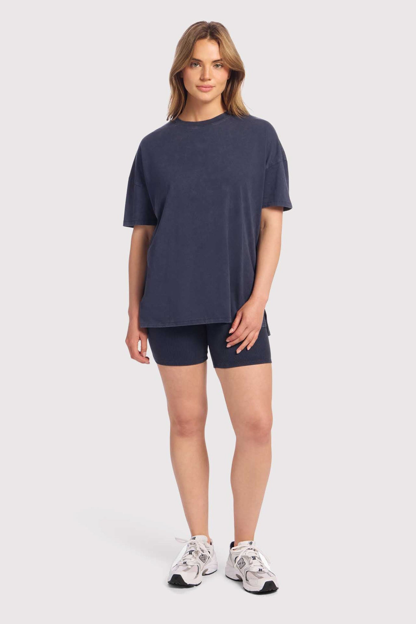 Ribbed Biker Short Set