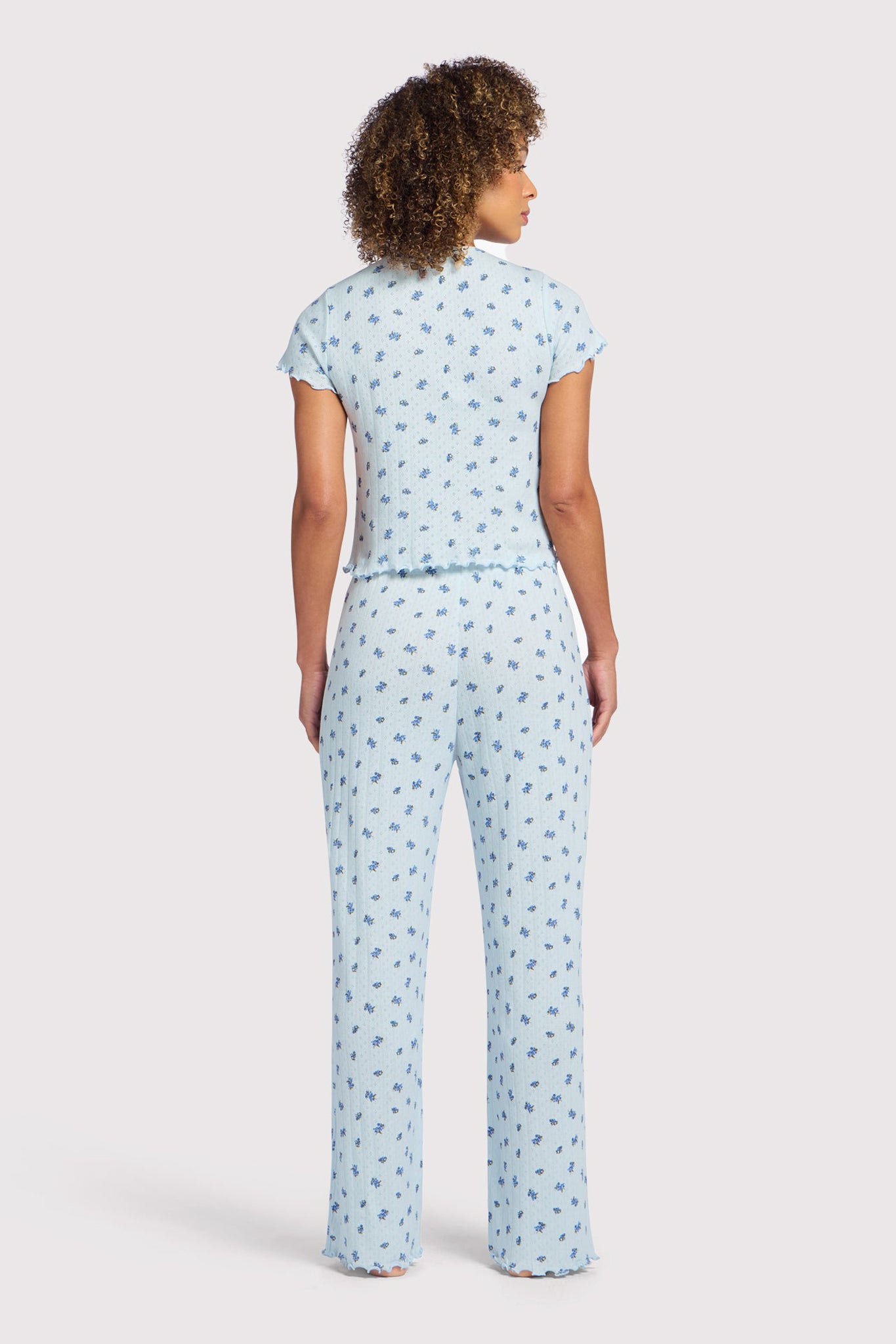 Pointelle Pajama Pant Set
