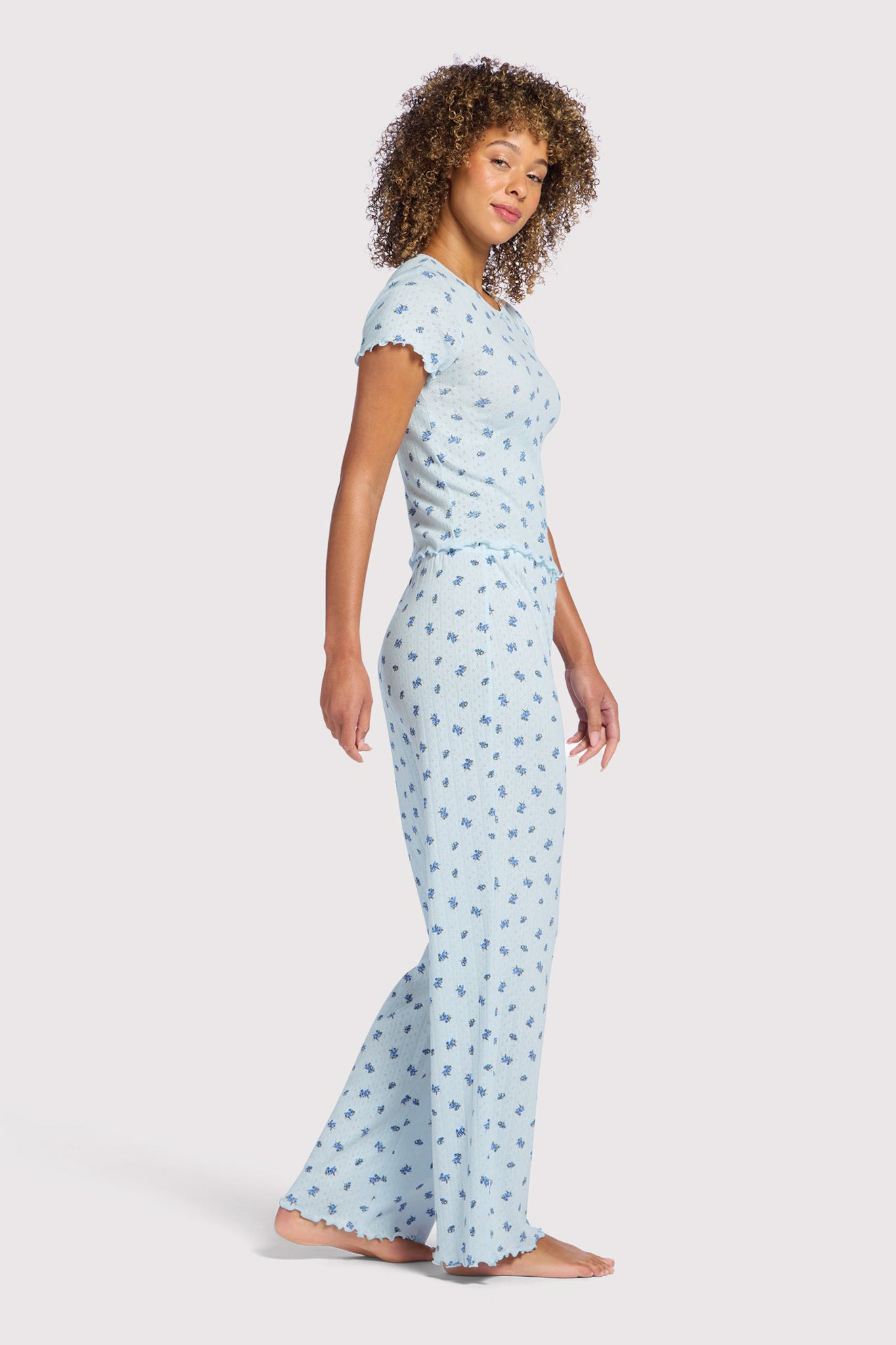 Pointelle Pajama Pant Set