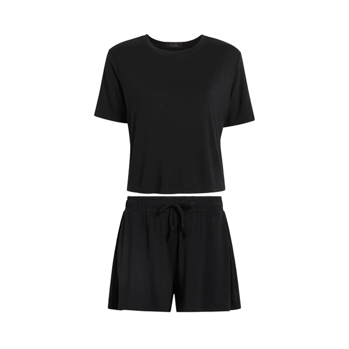 Pajama Shorts Set | Black
