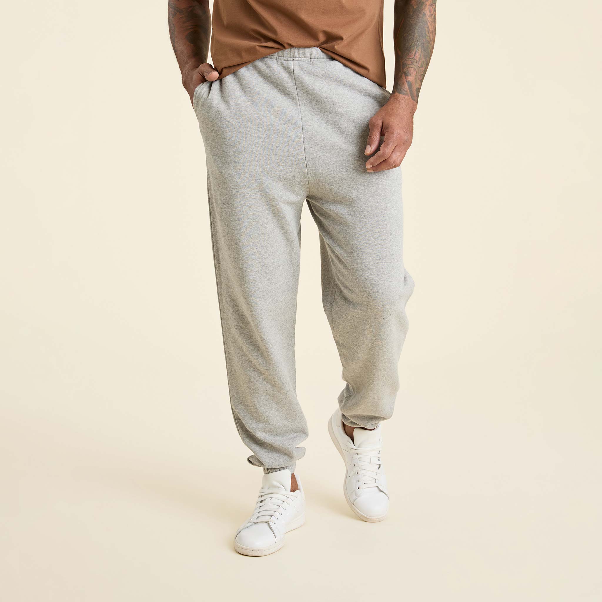 Men's Baggy Micro-Logo Cinched Sweatpant, Men's Bottoms