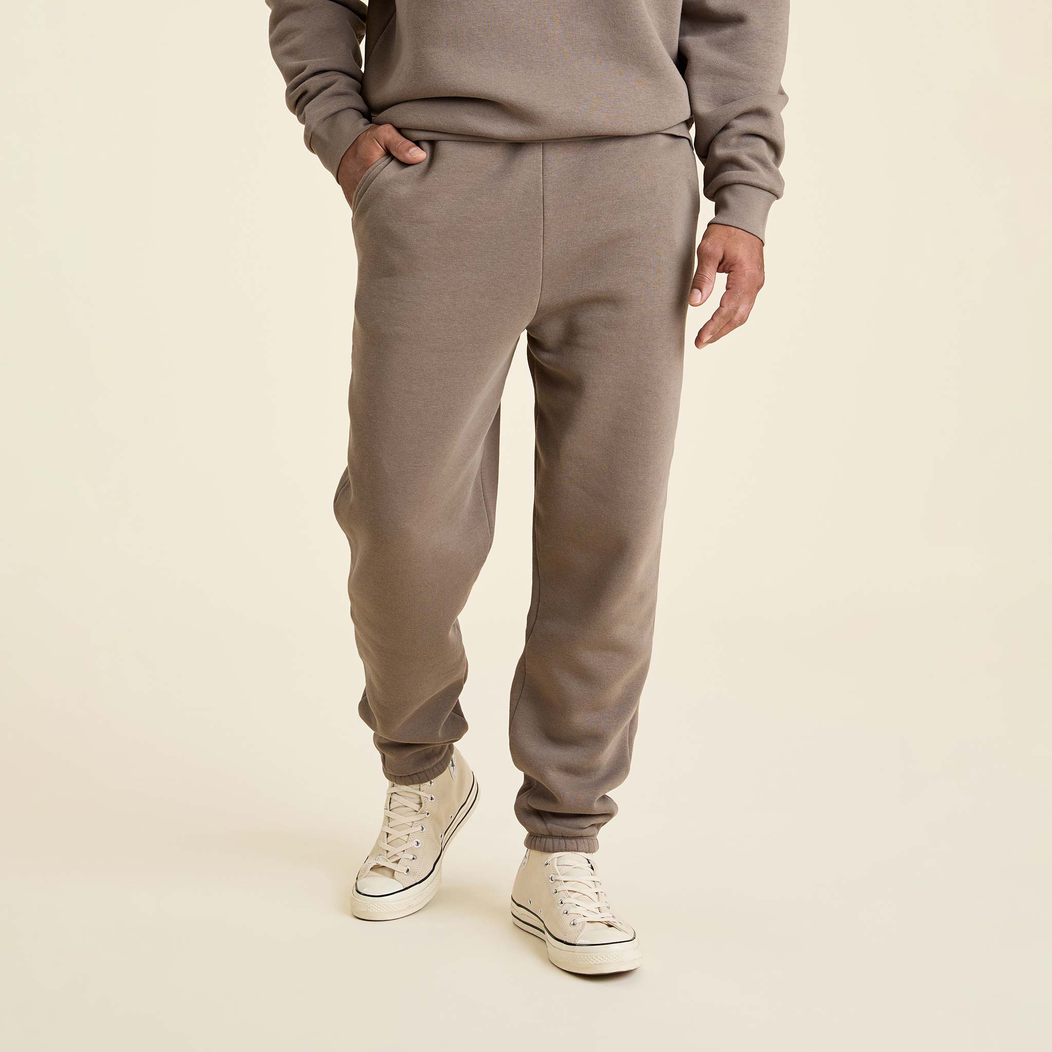 Men's Baggy Micro-Logo Cinched Sweatpant, Men's Bottoms