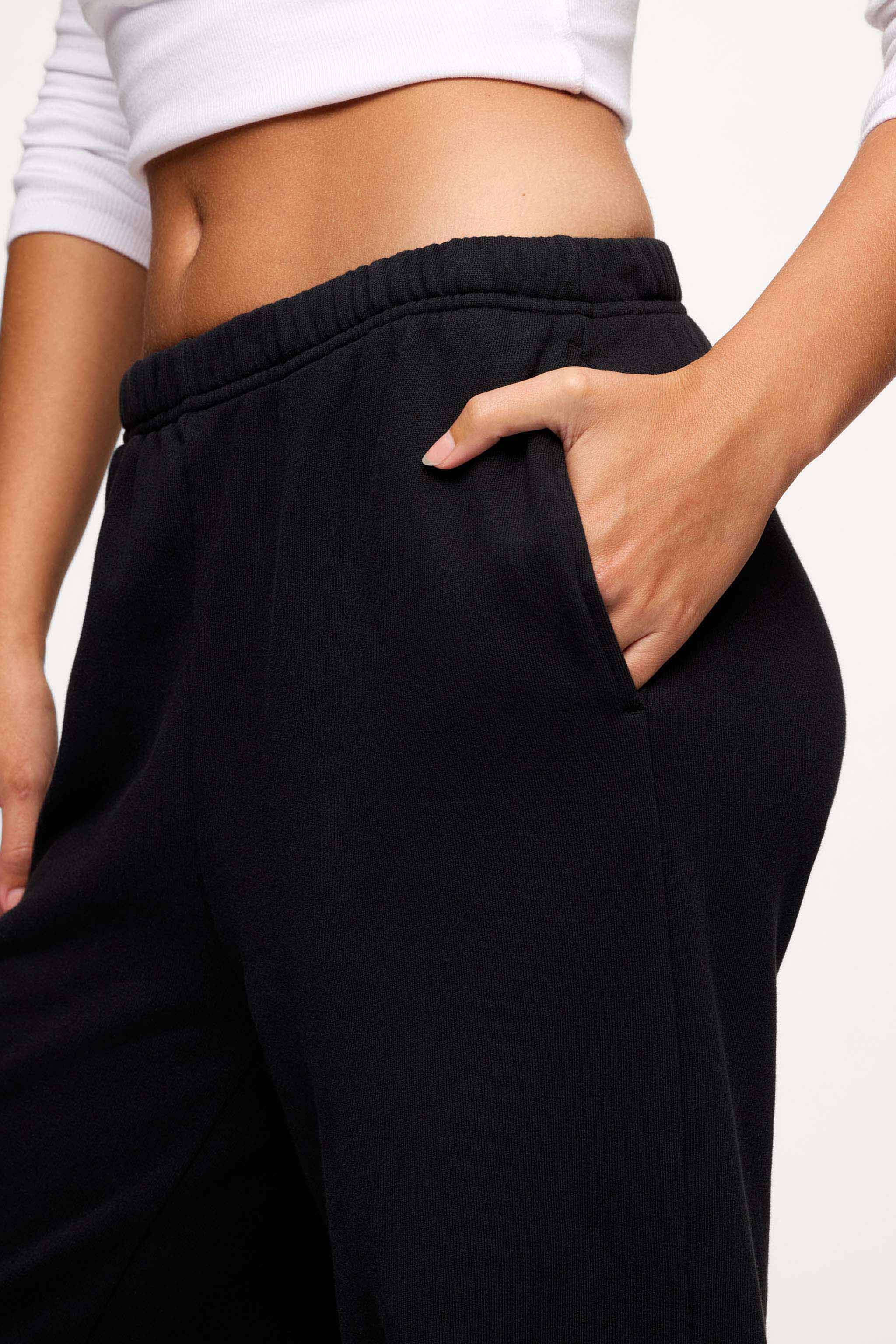 Core Fleece Wide Leg Sweatpant