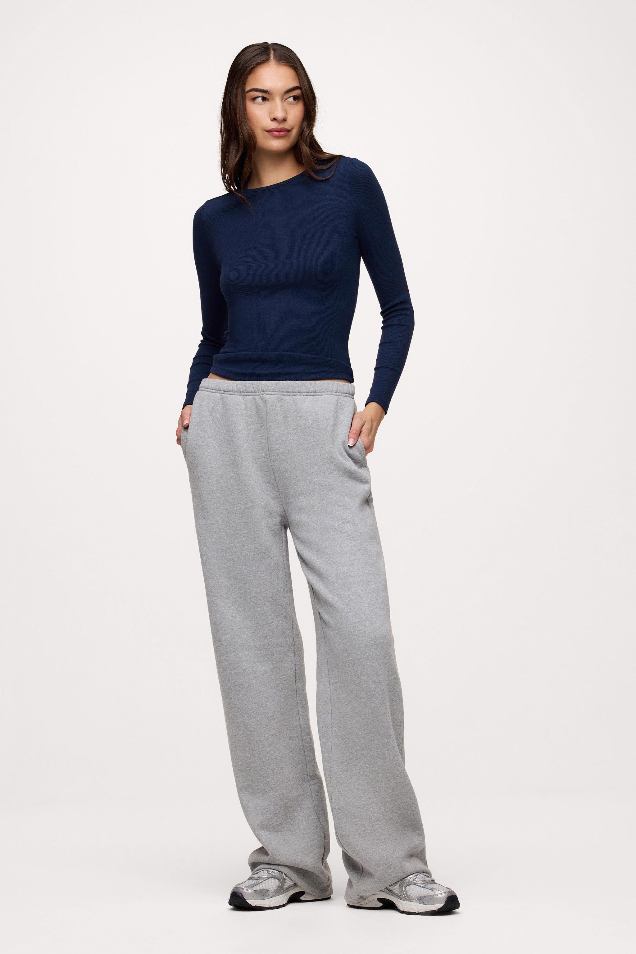 Core Fleece Wide Leg Sweatpant