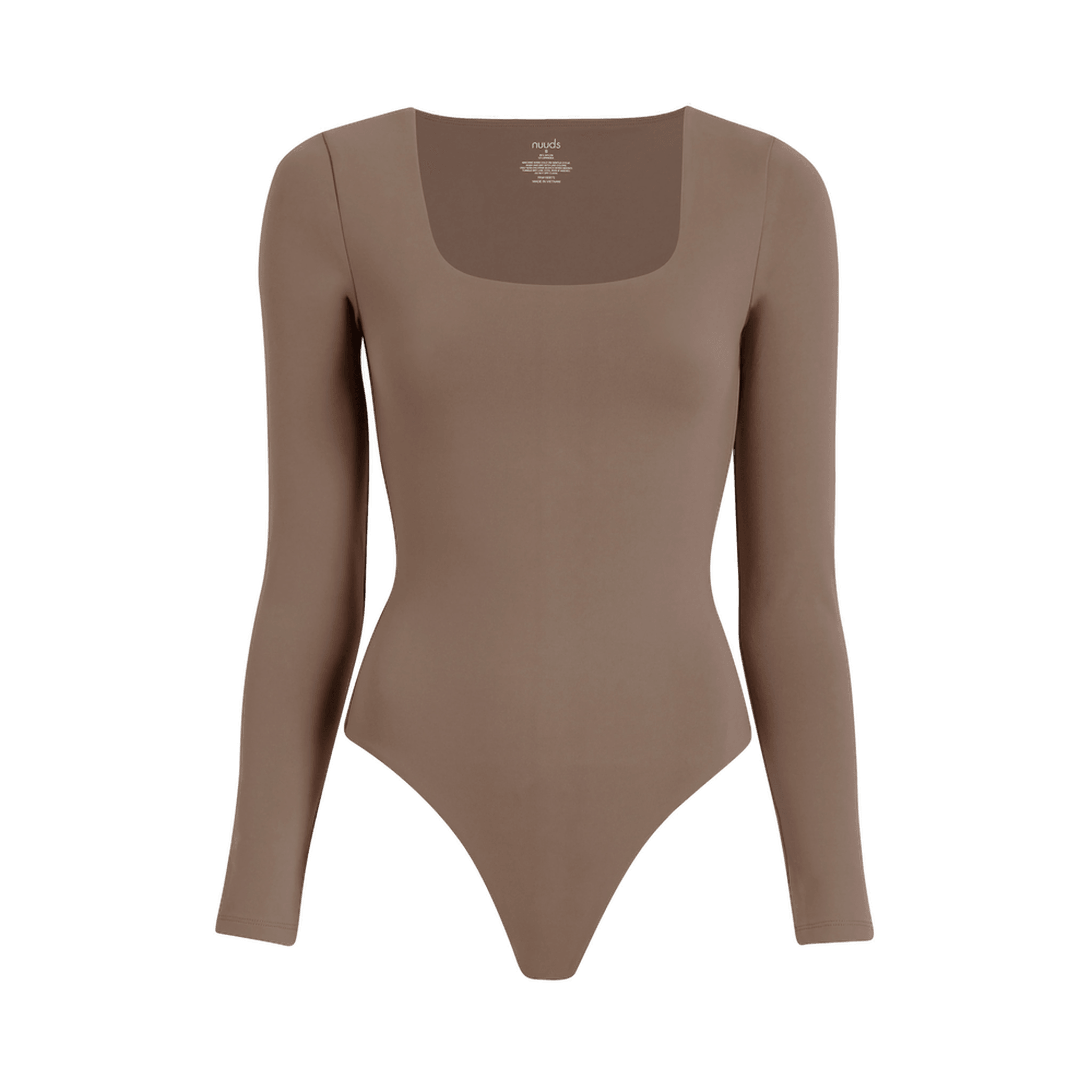 Women's Square Neck Bodysuit | Mocha