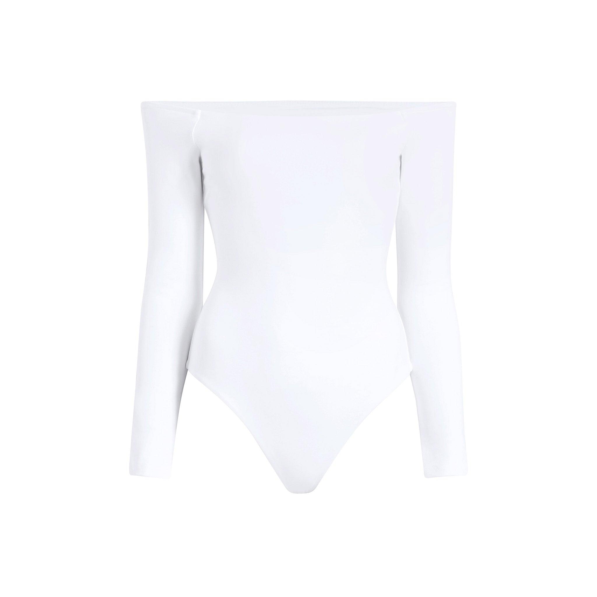 Women's Off The Shoulder Bodysuit | White