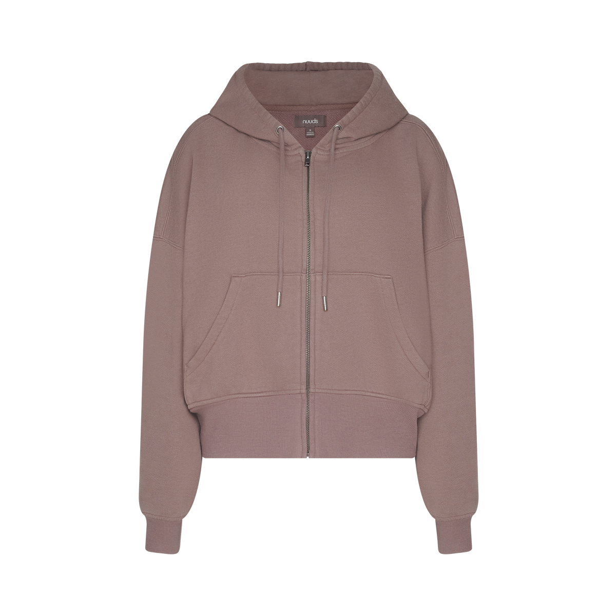 Color:Cocoa | Vintage Fleece Zip Hoodie
