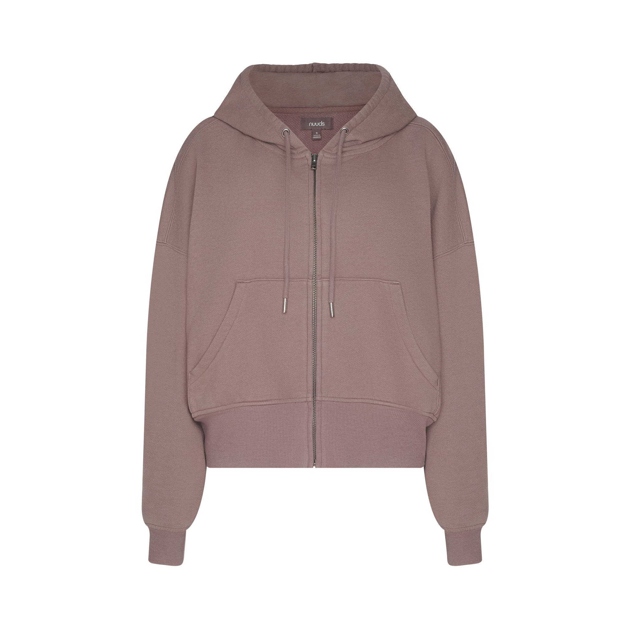 Vintage Fleece Zip Hoodie | Cocoa