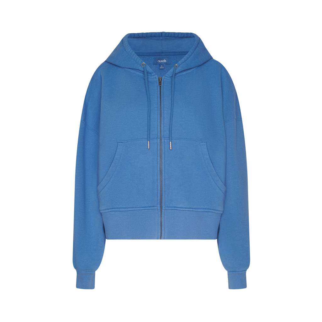 Vintage Fleece Zip Hoodie | Dutch Blue