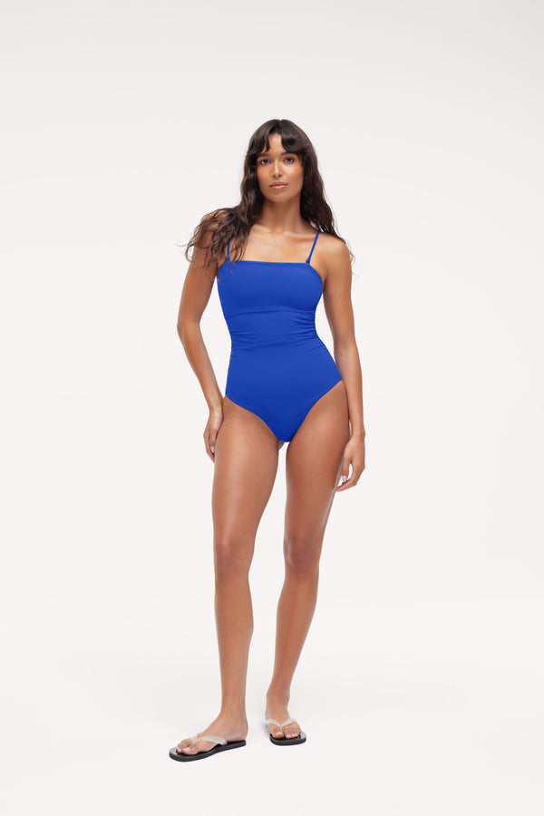 Ruched One Piece | Blueberry