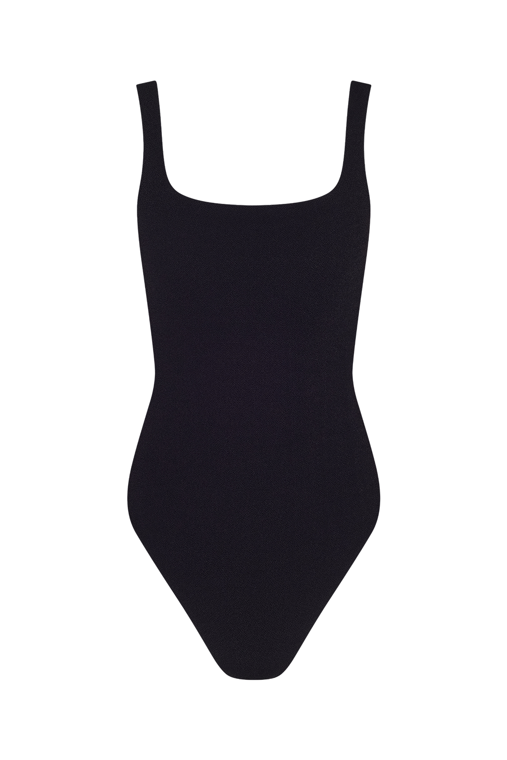 Square Neck One Piece | Black