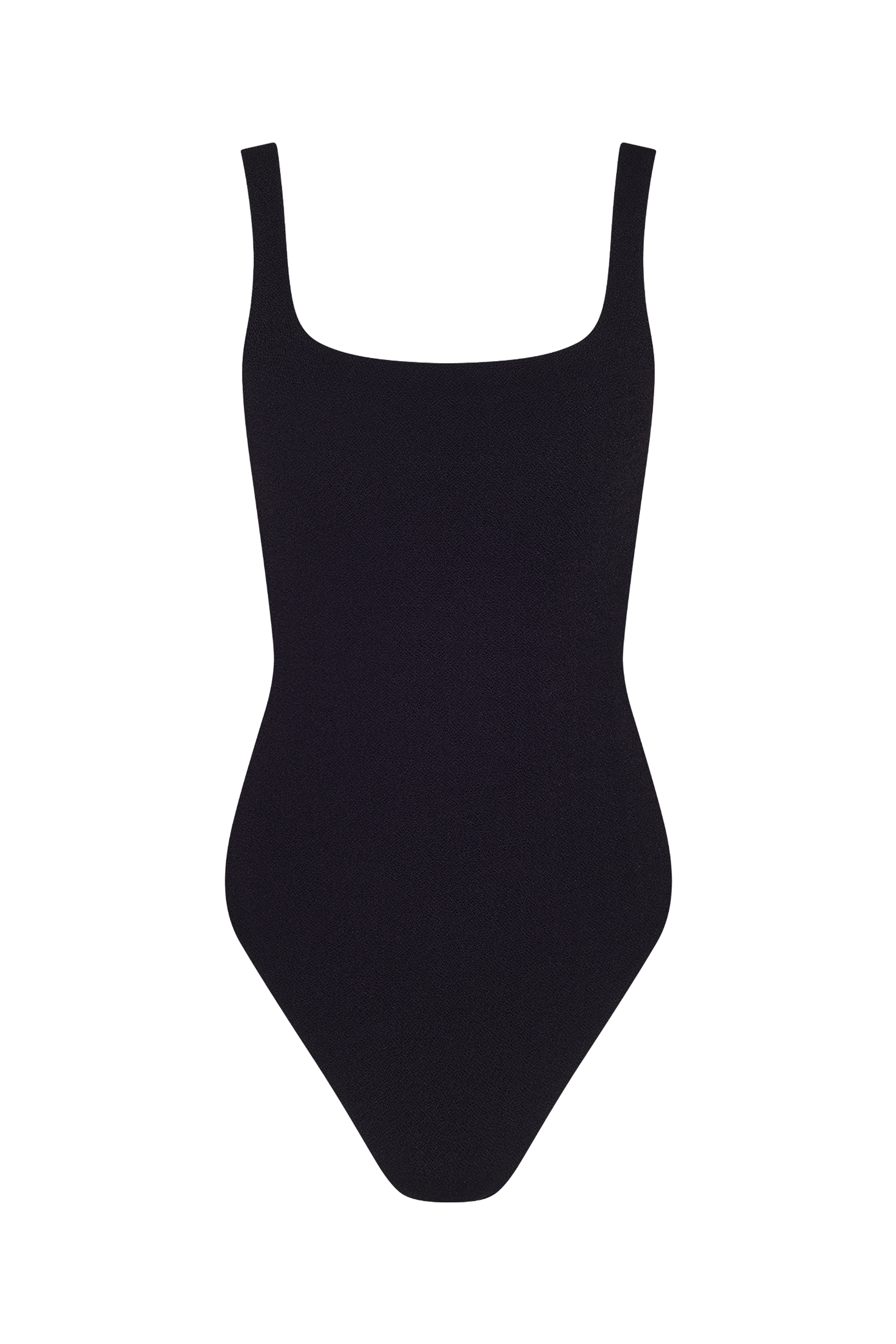 Square Neck One Piece | Black