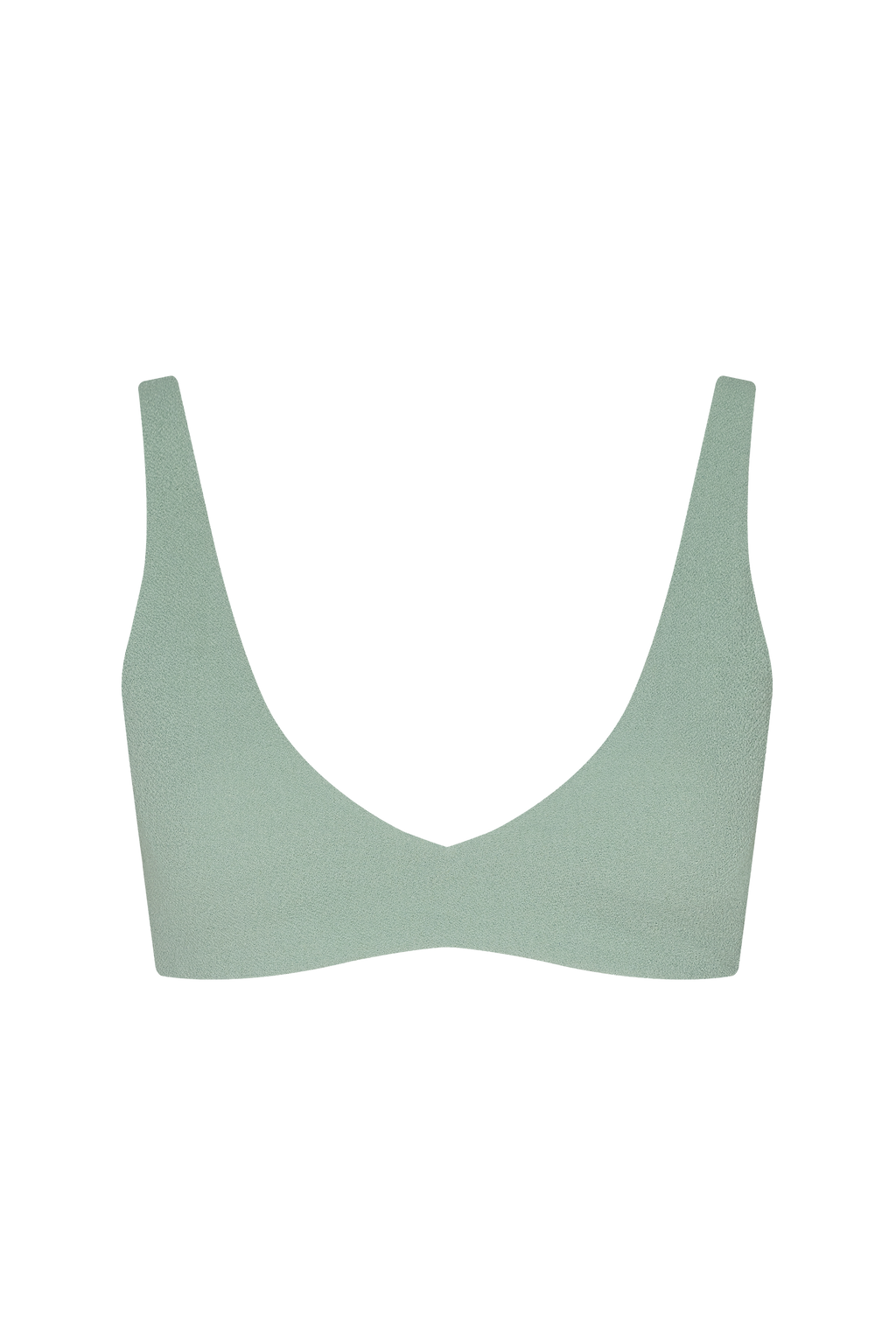 Plunge Bikini Top | Crispy Pistachio