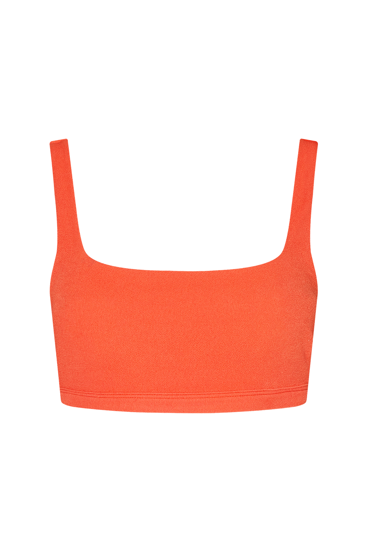 Color:Crispy Papaya | Square Neck Bikini Top
