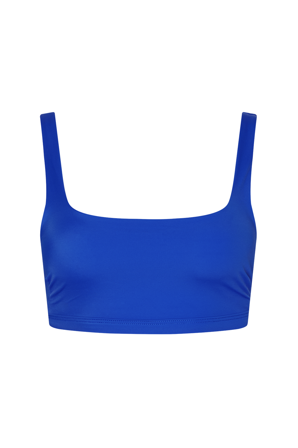 Square Neck Bikini Top | Smooth Blueberry