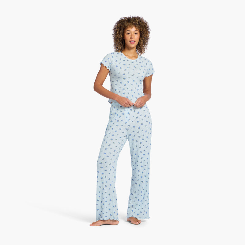 Pointelle Pajama Pant Set image 