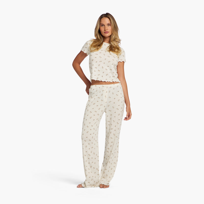 Pointelle Pajama Pant Set image 