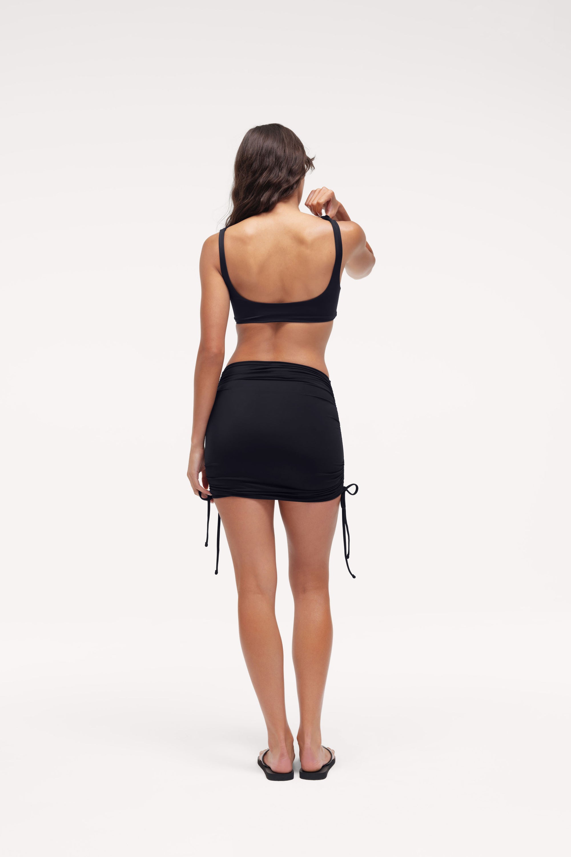 Ruched Swim Skirt