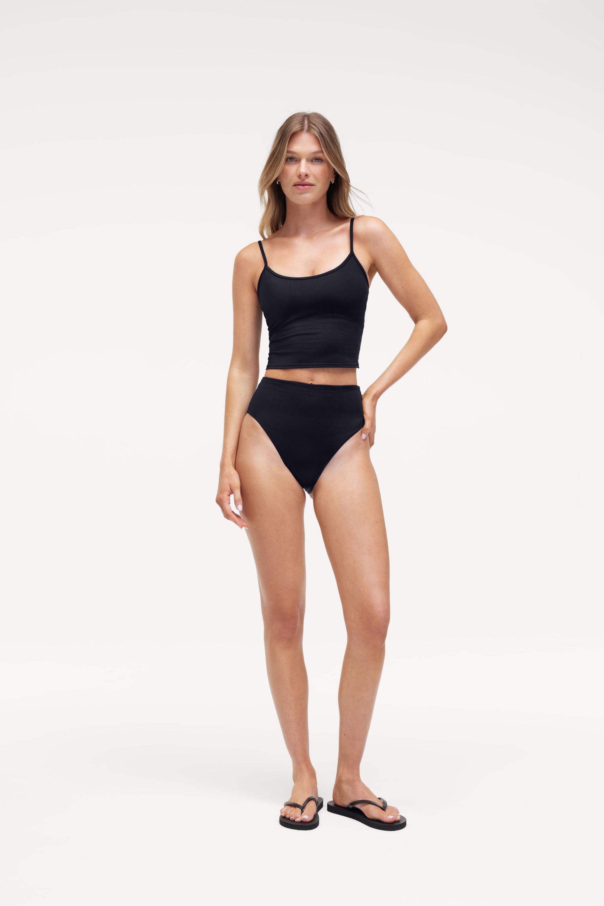 Tankini & High Waist Bikini Bottom